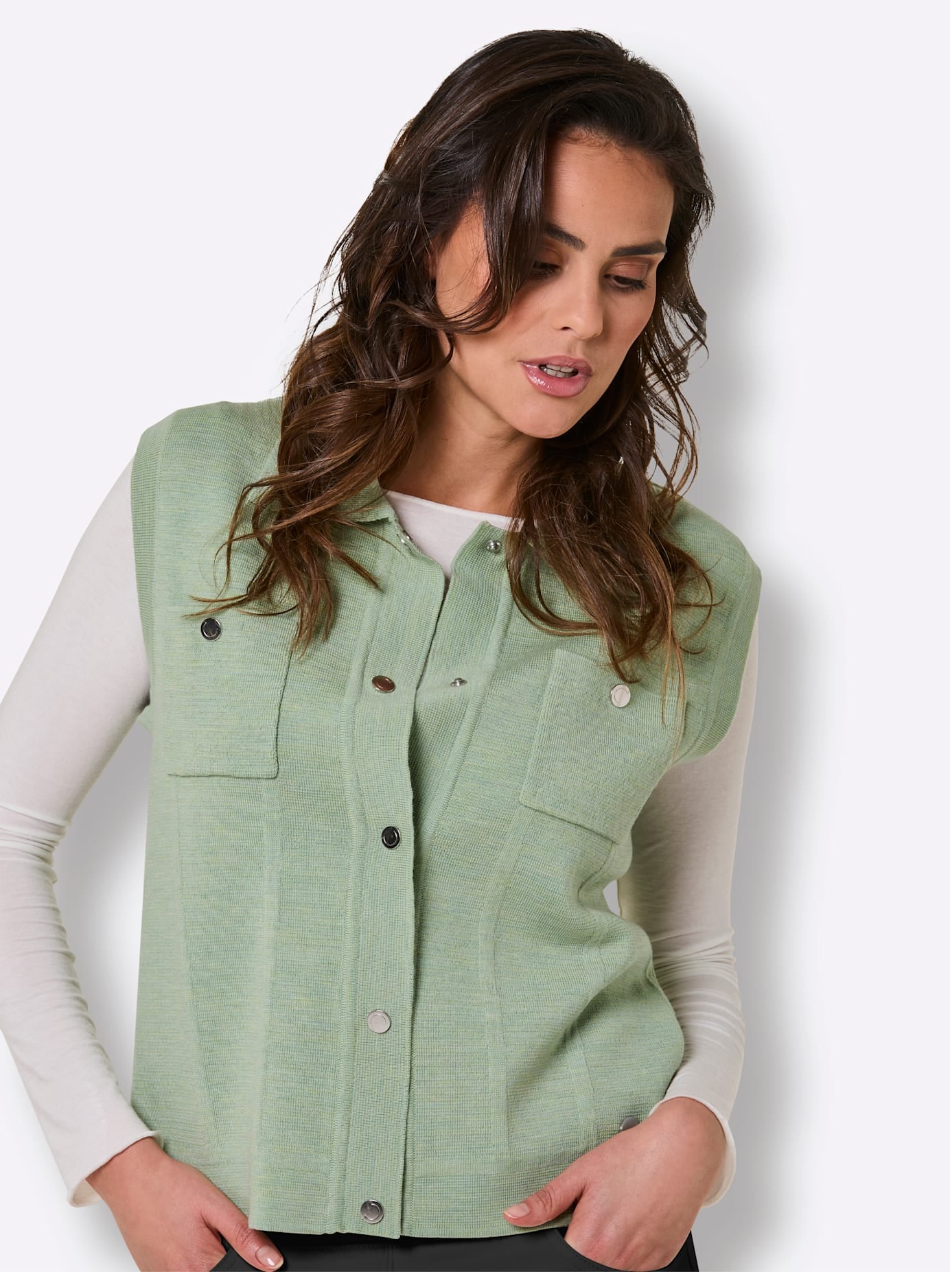 CREATION L PREMIUM Gilet tricoté