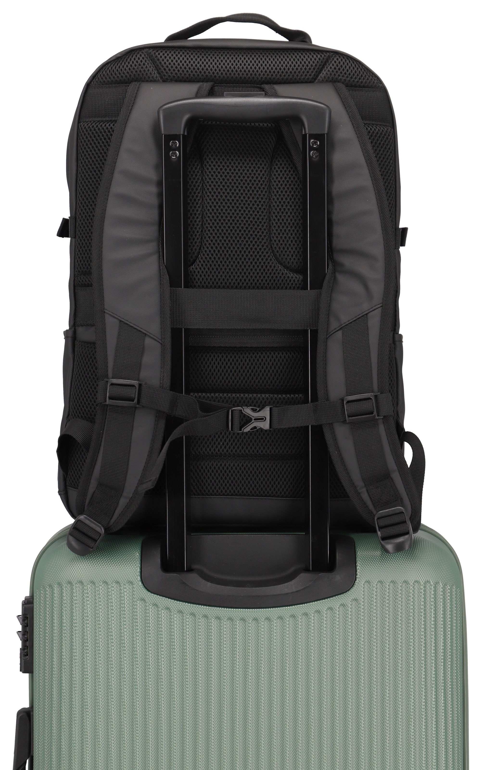 travelite Freizeitrucksack "BASICS Laptoprucksack" aus robuster Plane – ideal für Schule, Arbeit und Reisen