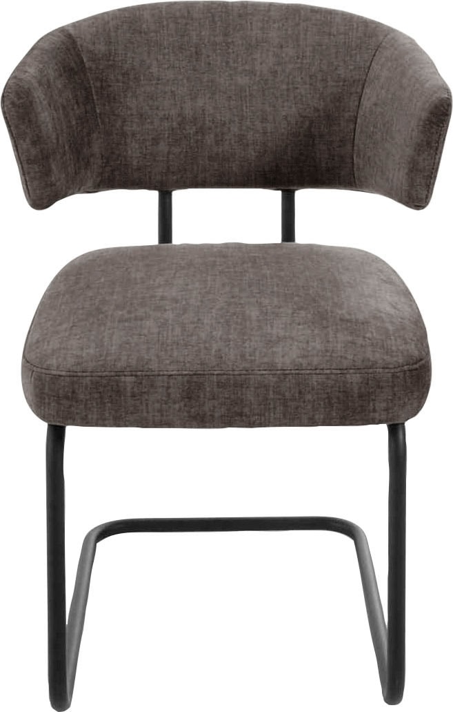 K+W Komfort & Wohnen Chaise cantilever »Mikkado Tube« () 1 cuisdos arrondi, structure tubulaire ronde, entretoise, confort d'assise