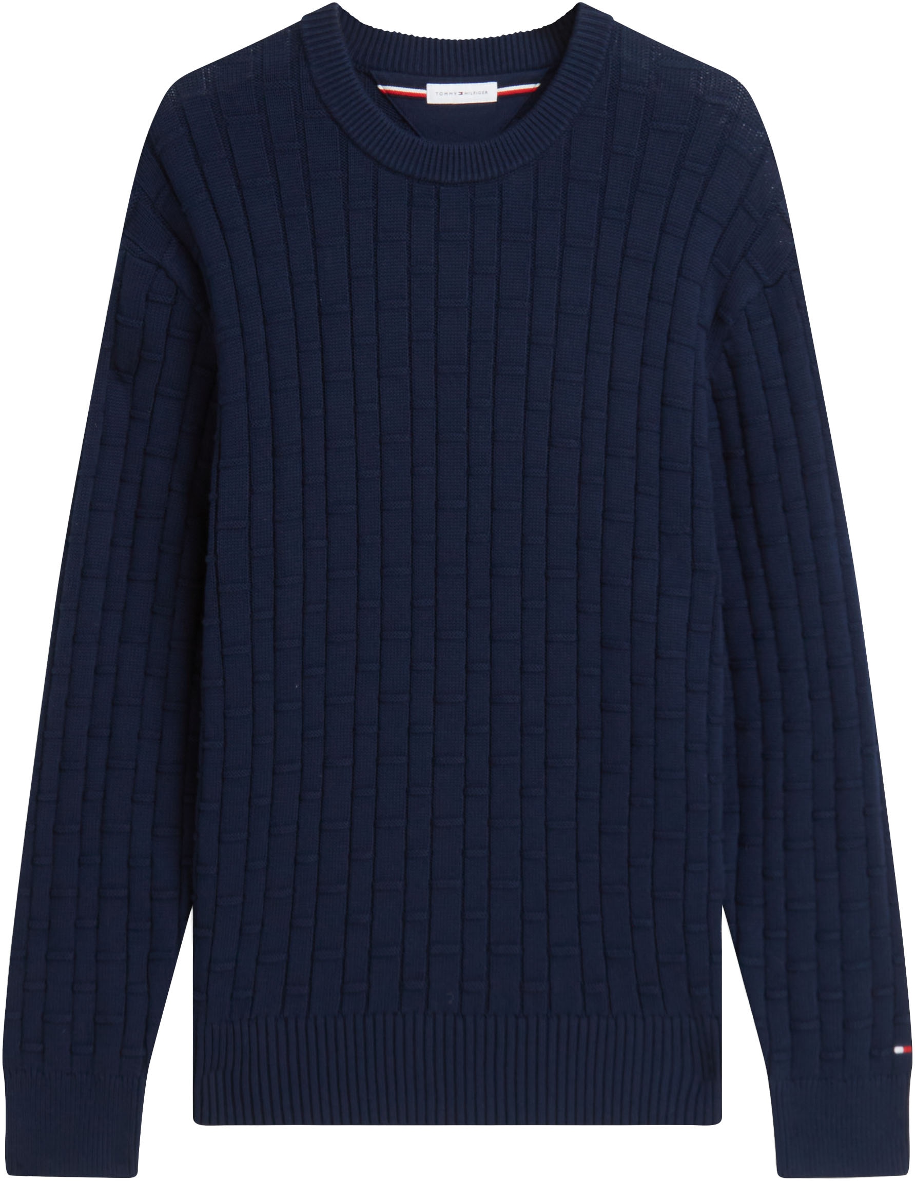 Tommy Hilfiger Big & Tall Rundhalspullover »BT-MOCK CABLE CREW NECK« Grosse Grössen
