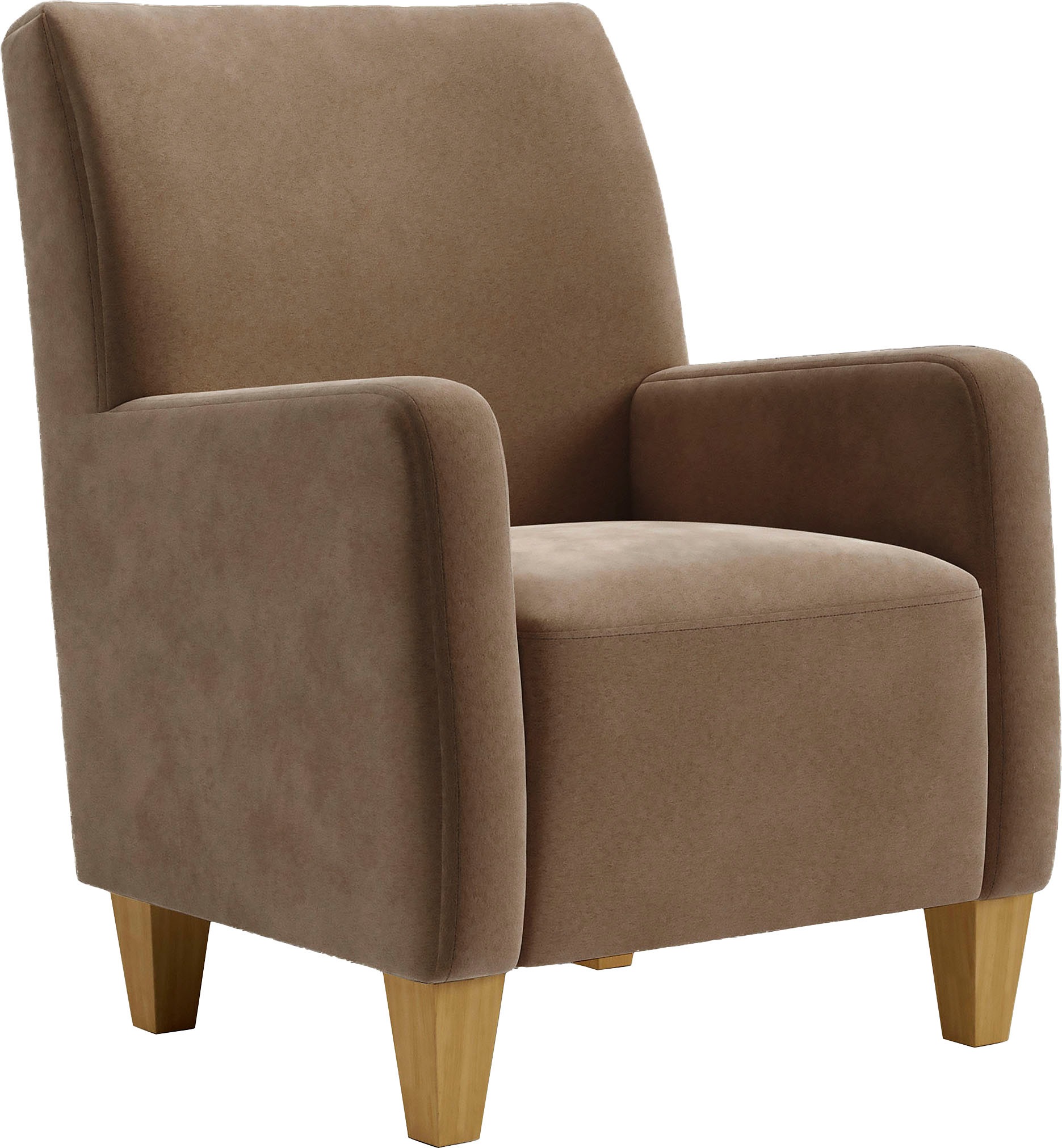 Home affaire Fauteuil »Viva« mit Federkern, mit Eichenfüssen