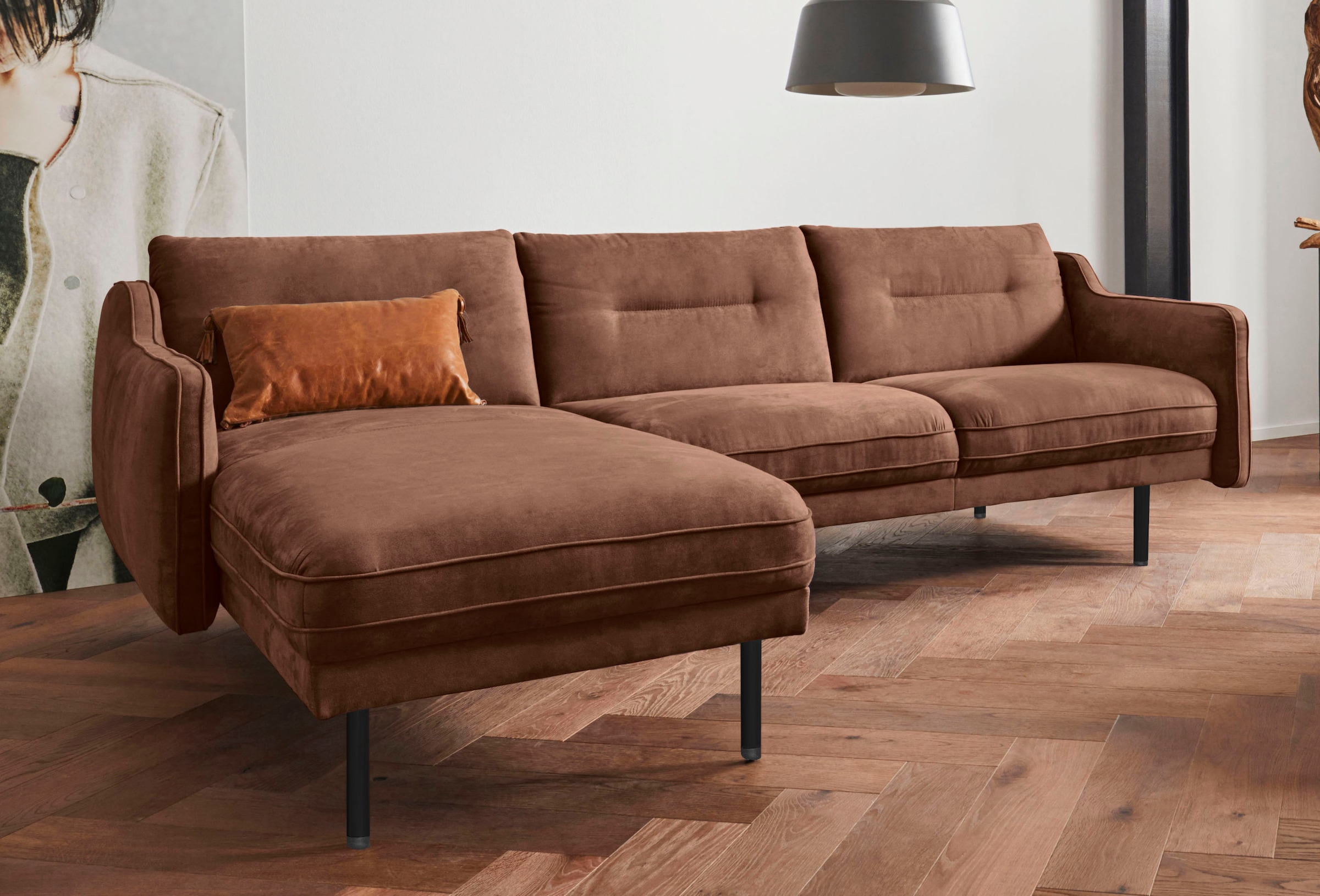 GOODproduct Canapé d'angle »Nordfyn L-Form« edles Design in 3 Bezugsqualitäten