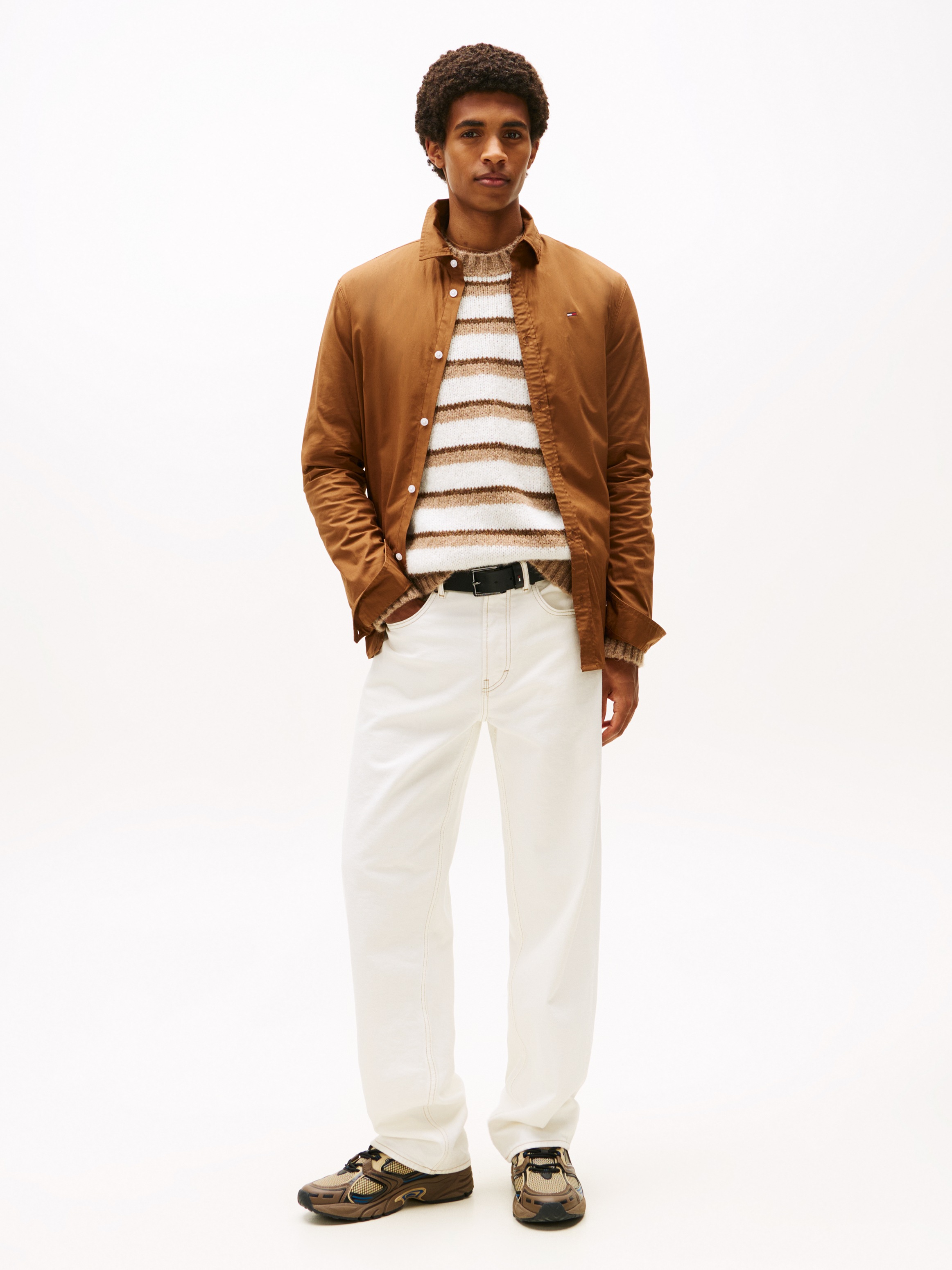 Tommy Jeans Langarmhemd »Sabim Stretch Hemd Shirt«, Stretch Hemd, Premium, Slim Fit, mit Elasthan