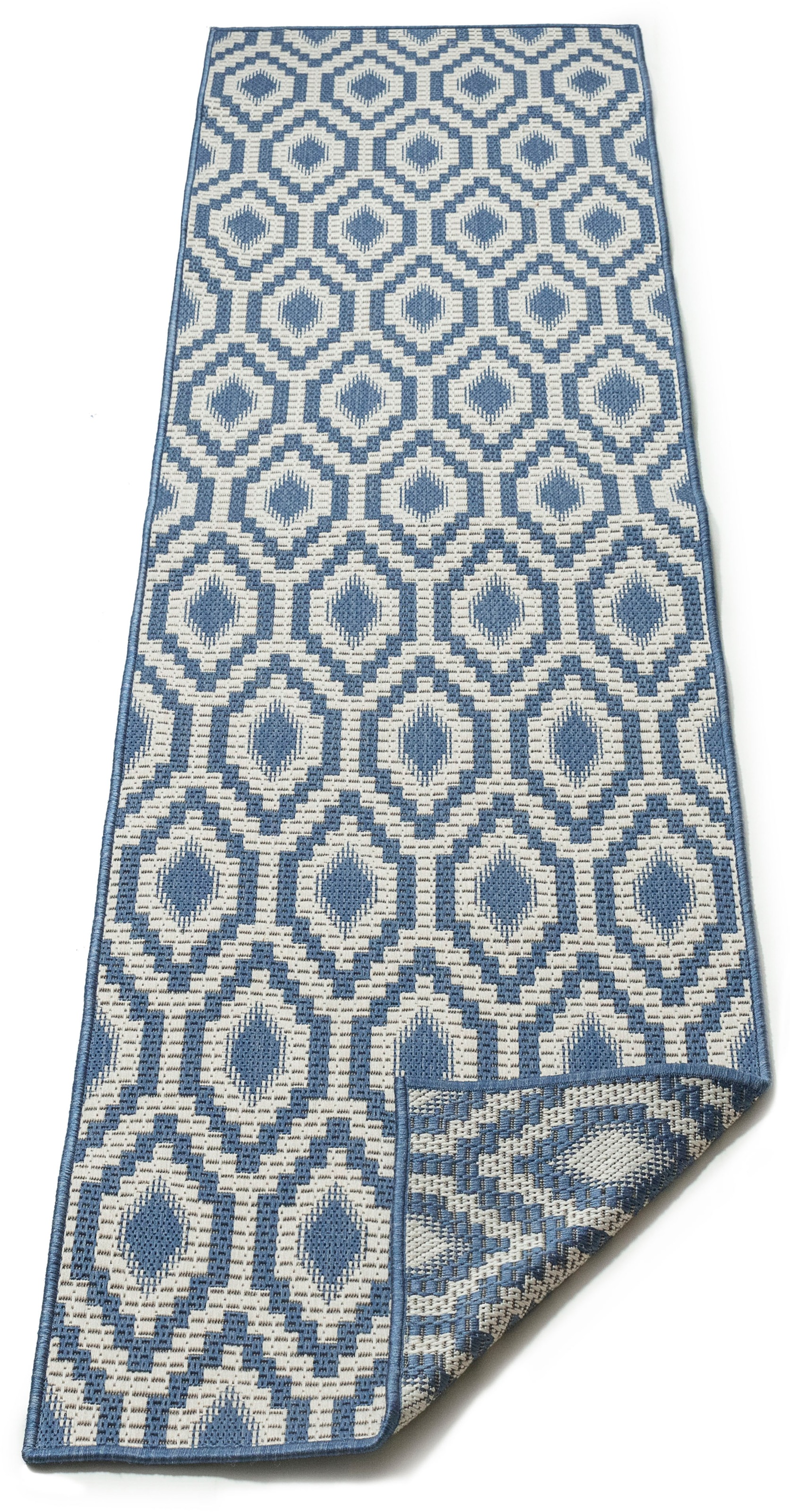 Image of Bruno Banani Läufer »Sabin«, rechteckig, 5 mm Höhe, In-und Outdoor Teppich, Wendeteppich, Wetterfest & UV-beständig, für Balkon, Terrasse und Wintergarten, besonders flach, auch für Küche oder Esszimmer und Wohnzimmer geeignet bei Ackermann Versand Schwei