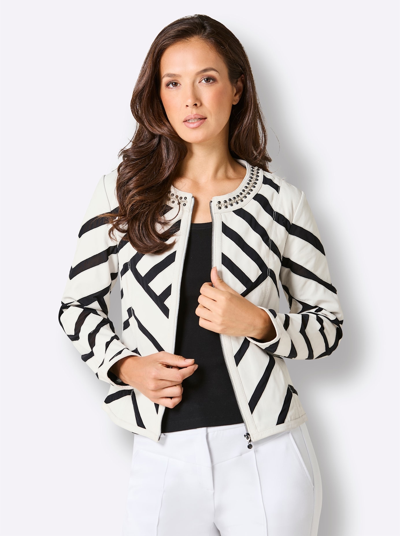 Mainpol Lederblazer »Lammnappa-Lederblazer«