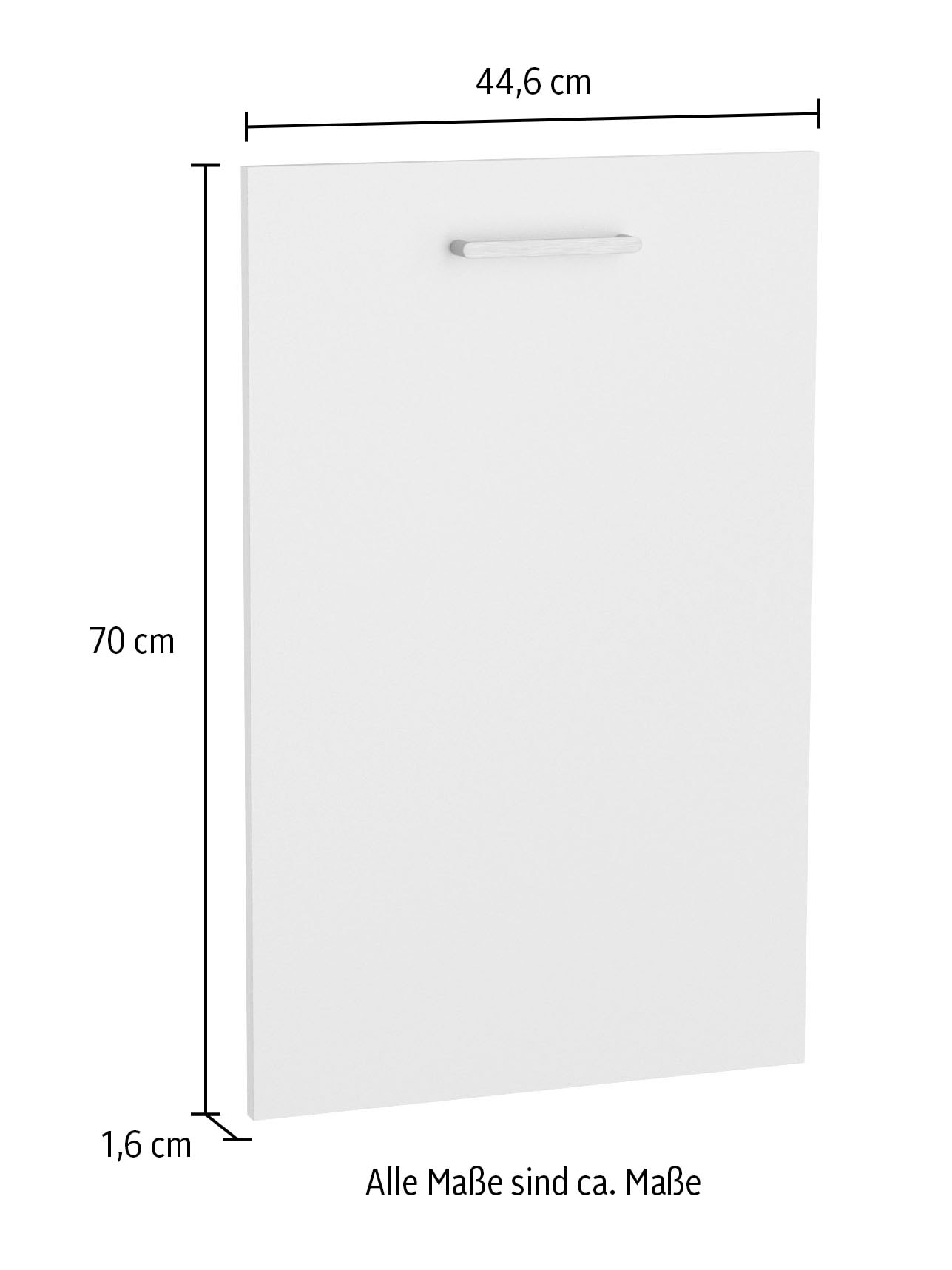 KOCHSTATION Panneau frontal »KS-Lucy« Breite 45 cm, Metallgriff, für vollintegrierten Geschirrspüler