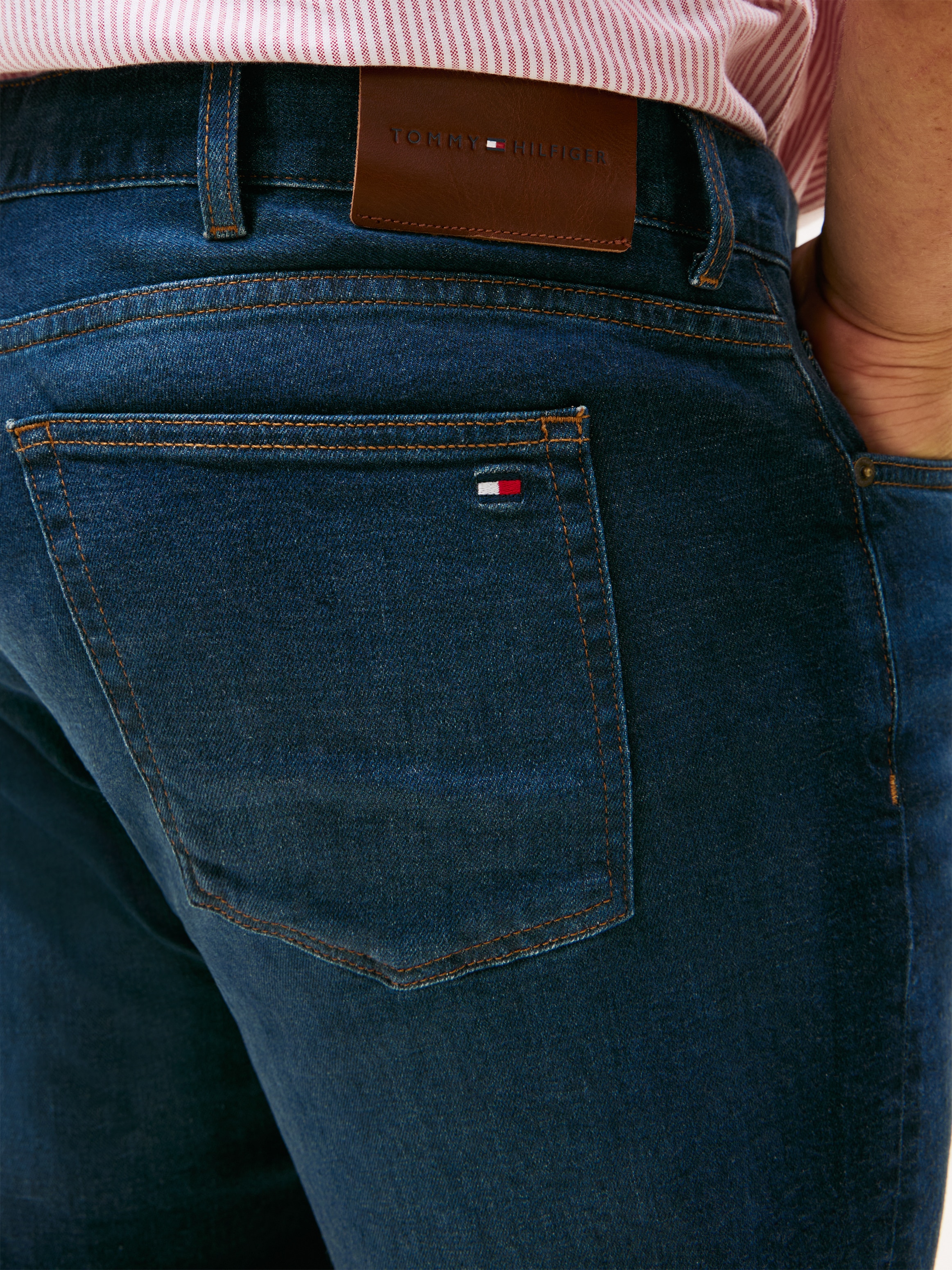 Tommy Hilfiger Big & Tall Regular-fit-Jeans »BT-REGULAR MADISON« Grosse Grössen, mit dezenten Used-Effekten