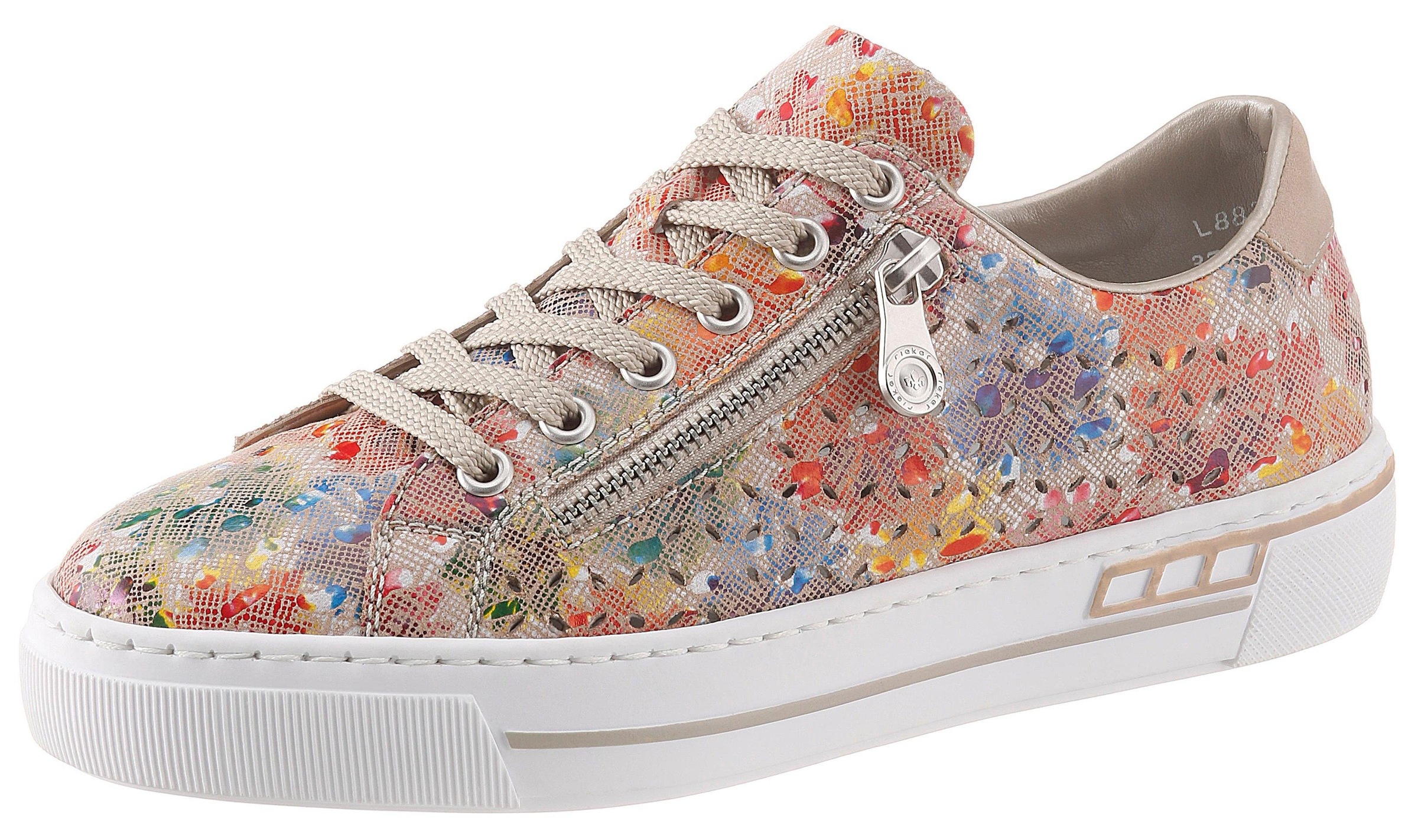 Image of Rieker Plateausneaker, mit Blütendruck bei Ackermann Versand Schweiz