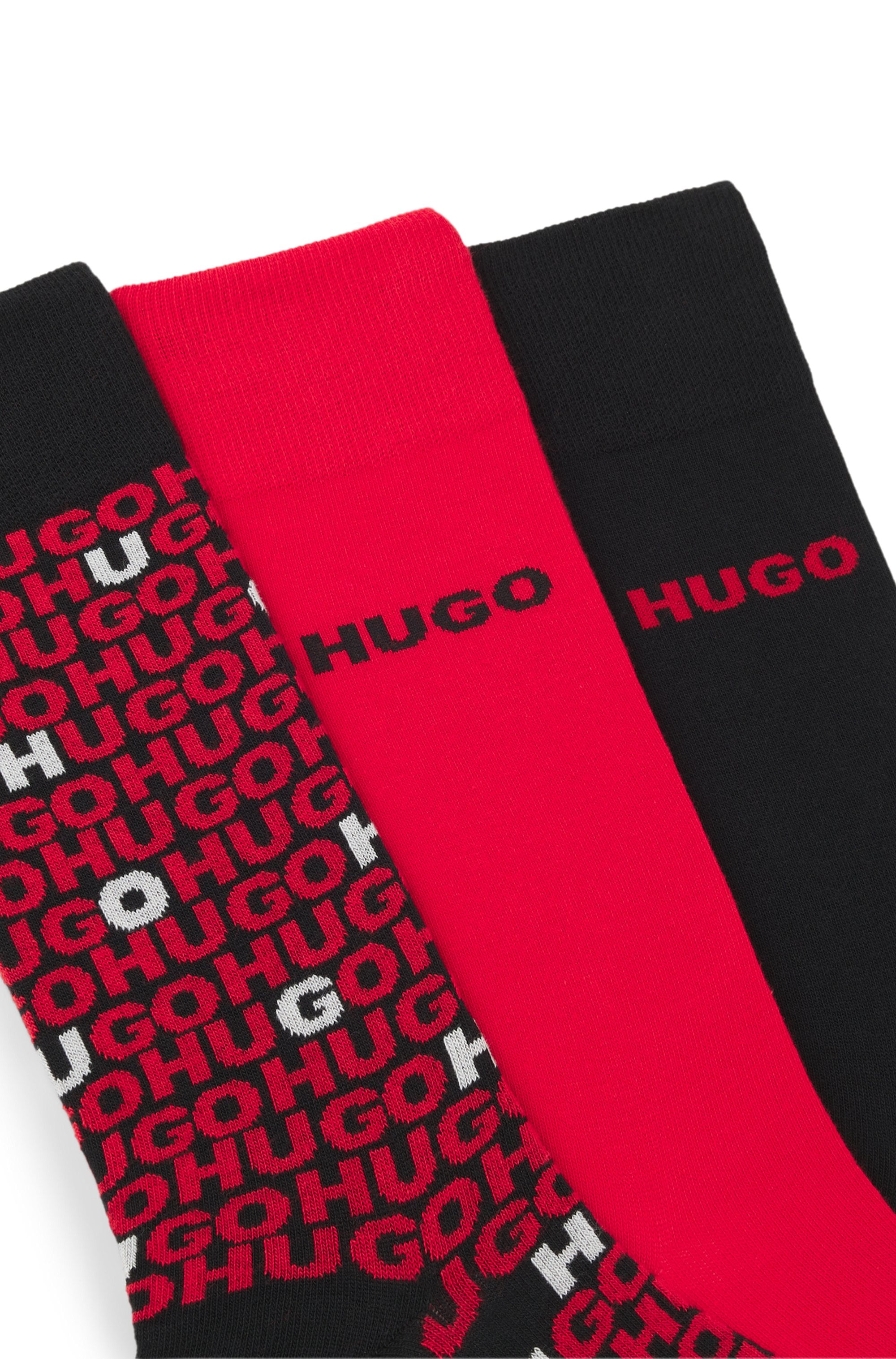 HUGO Underwear Socken »4P GIFT TORTUGA« 4 Paar tlg. mittelhoch, mit Logo-Details, in Geschenkbox