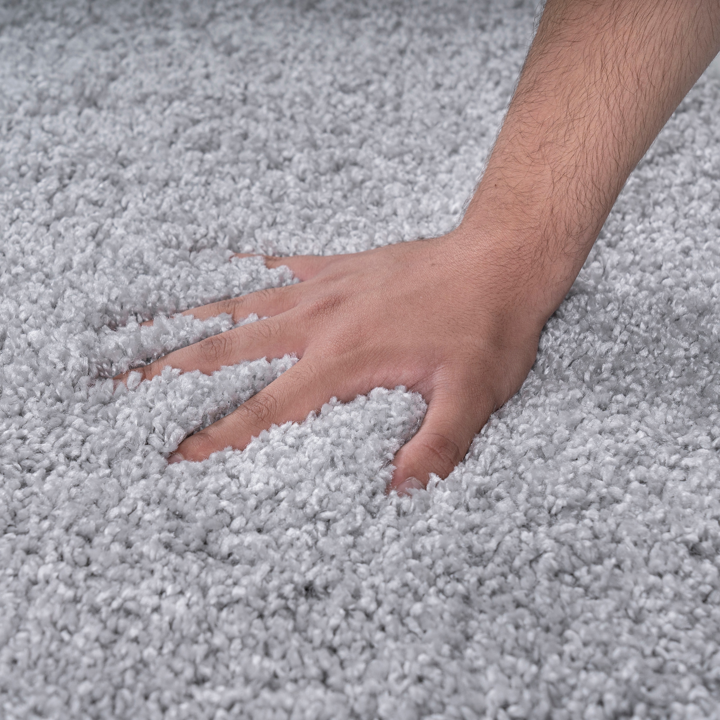 Bruno Banani Hochflor-Teppich »Shaggy Soft«, rechteckig, 30 mm Höhe, gewebt, Uni Farben, besonders weich und kuschelig