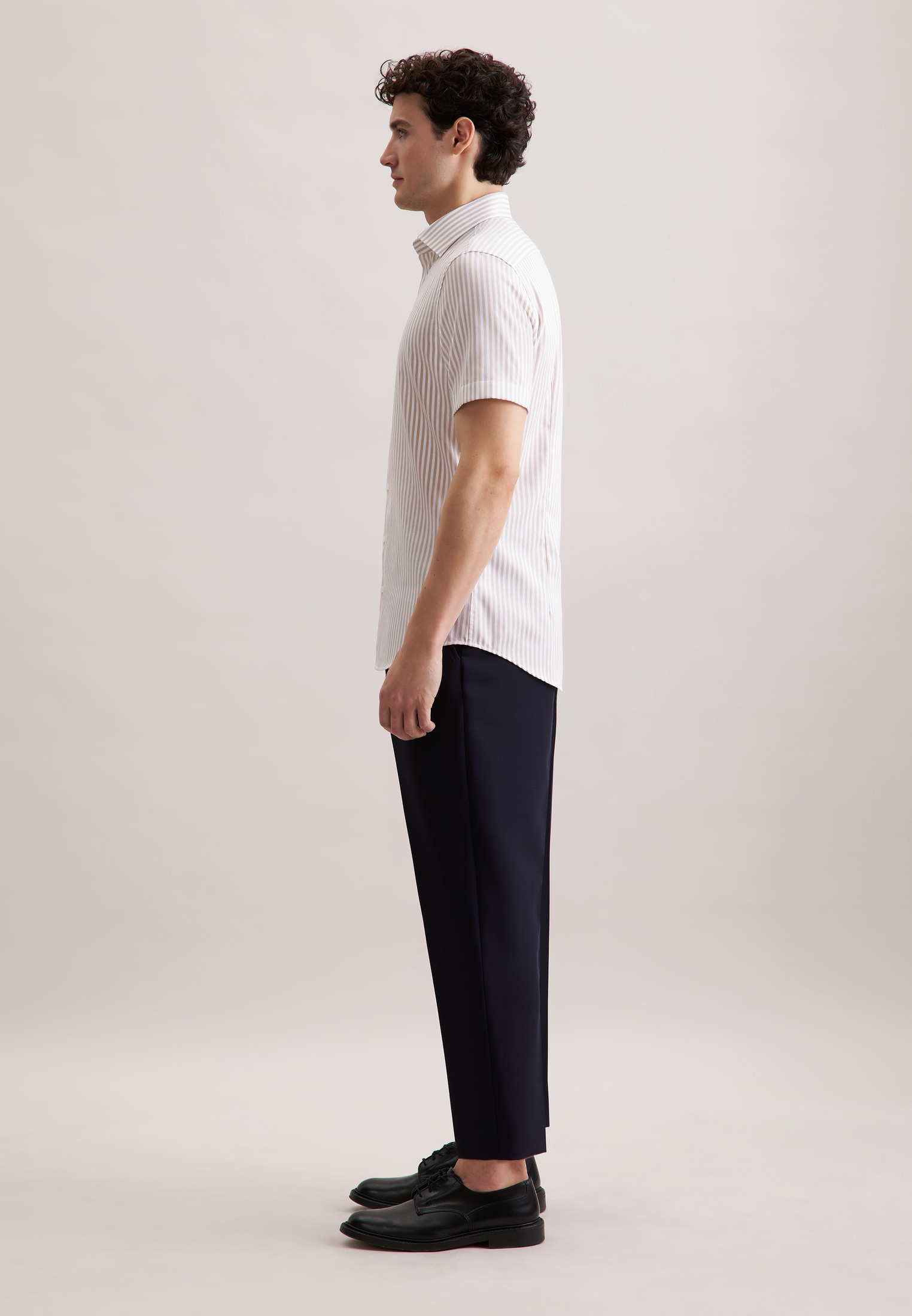 seidensticker Chemise d'affaires »Shaped« Shaped 1/2 Kentkragen Streifen