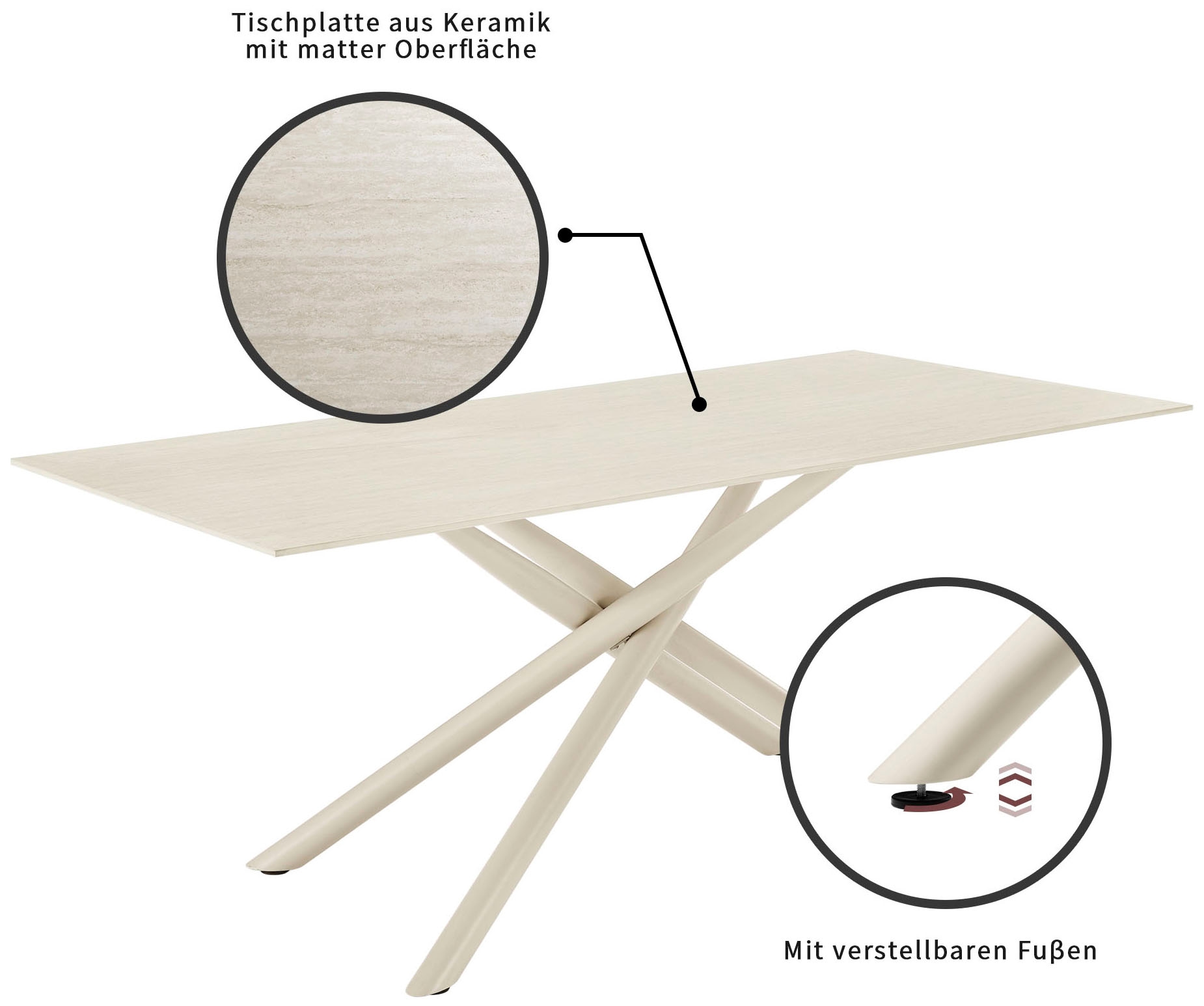 GOODproduct Esstisch »Roseliese«