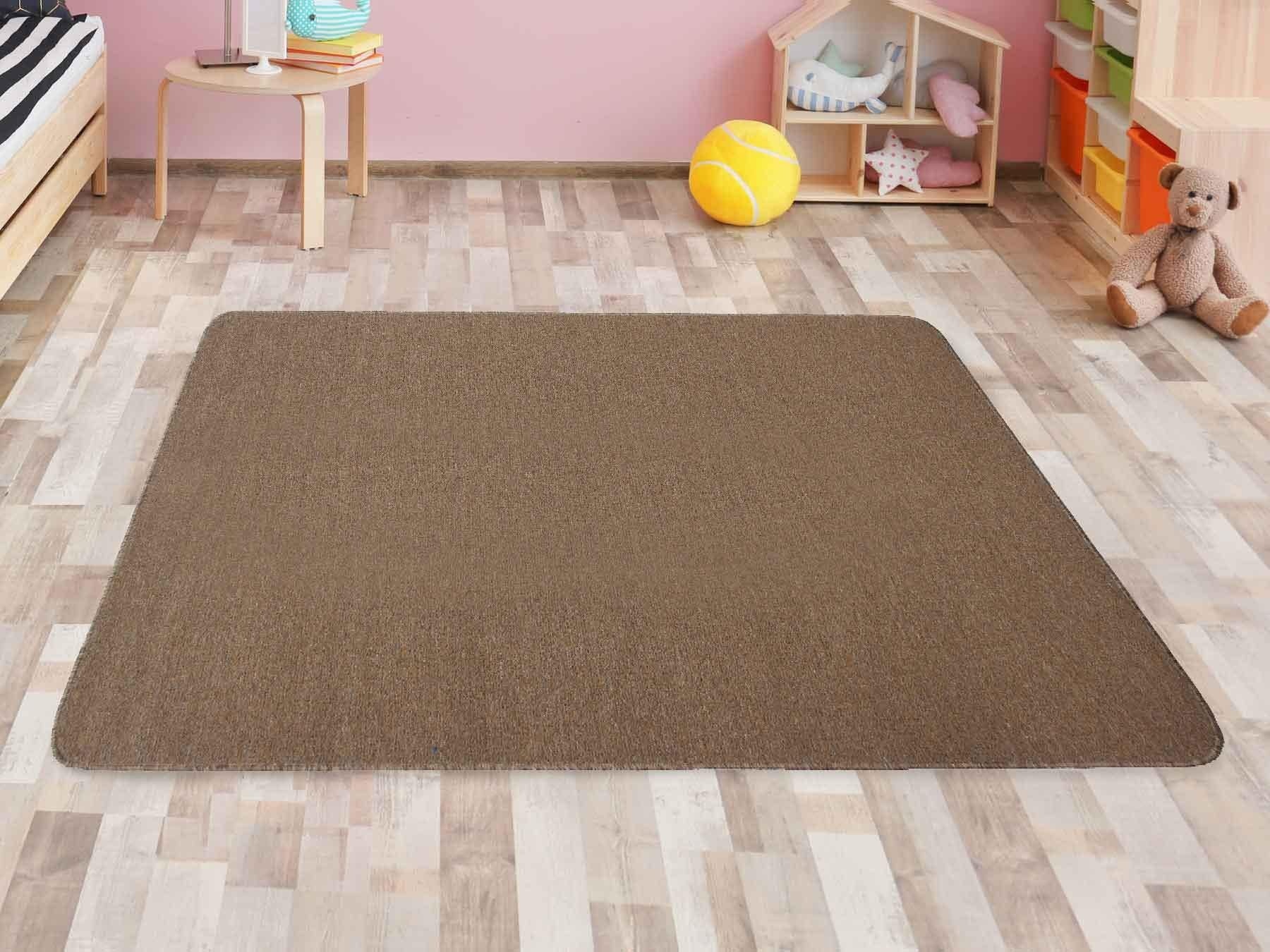 Primaflor-Ideen in Textil Tapis »MACAO, Made in Netherlands« Rectangulaire 5 mm Höhe Uni Farben, ideal im Wohnzimmer & Schlafzimmer