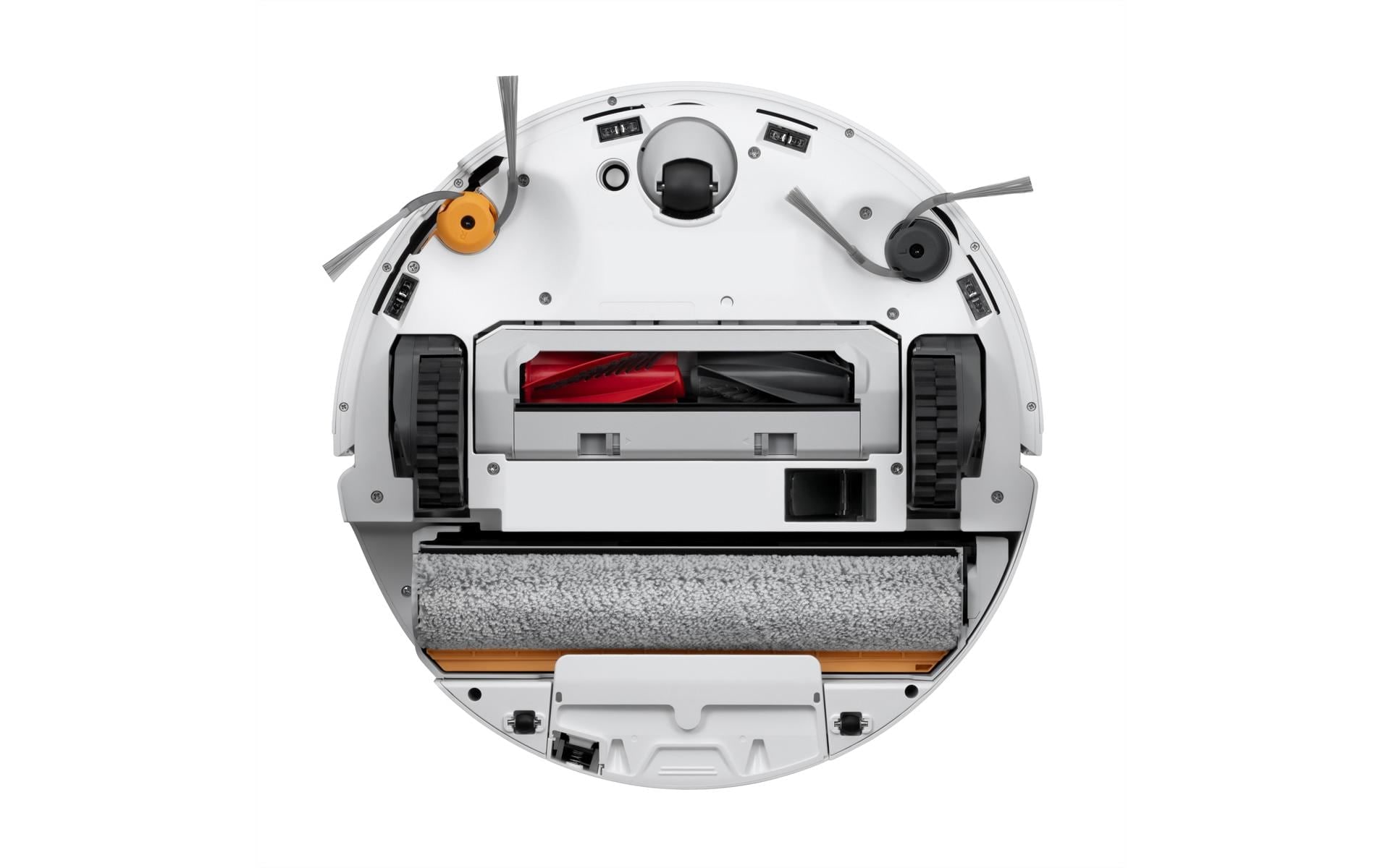Roborock Saugroboter »Qrevo Curv 2 FlowX, White« Automatische Teppichschutz‑Walzenklappe