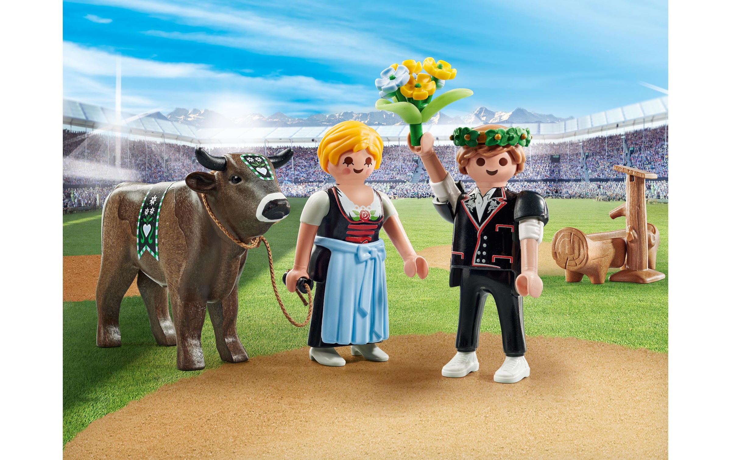 Playmobil® Spielbausteine »My Life Siegerehrung Schwingerkönig 71574«