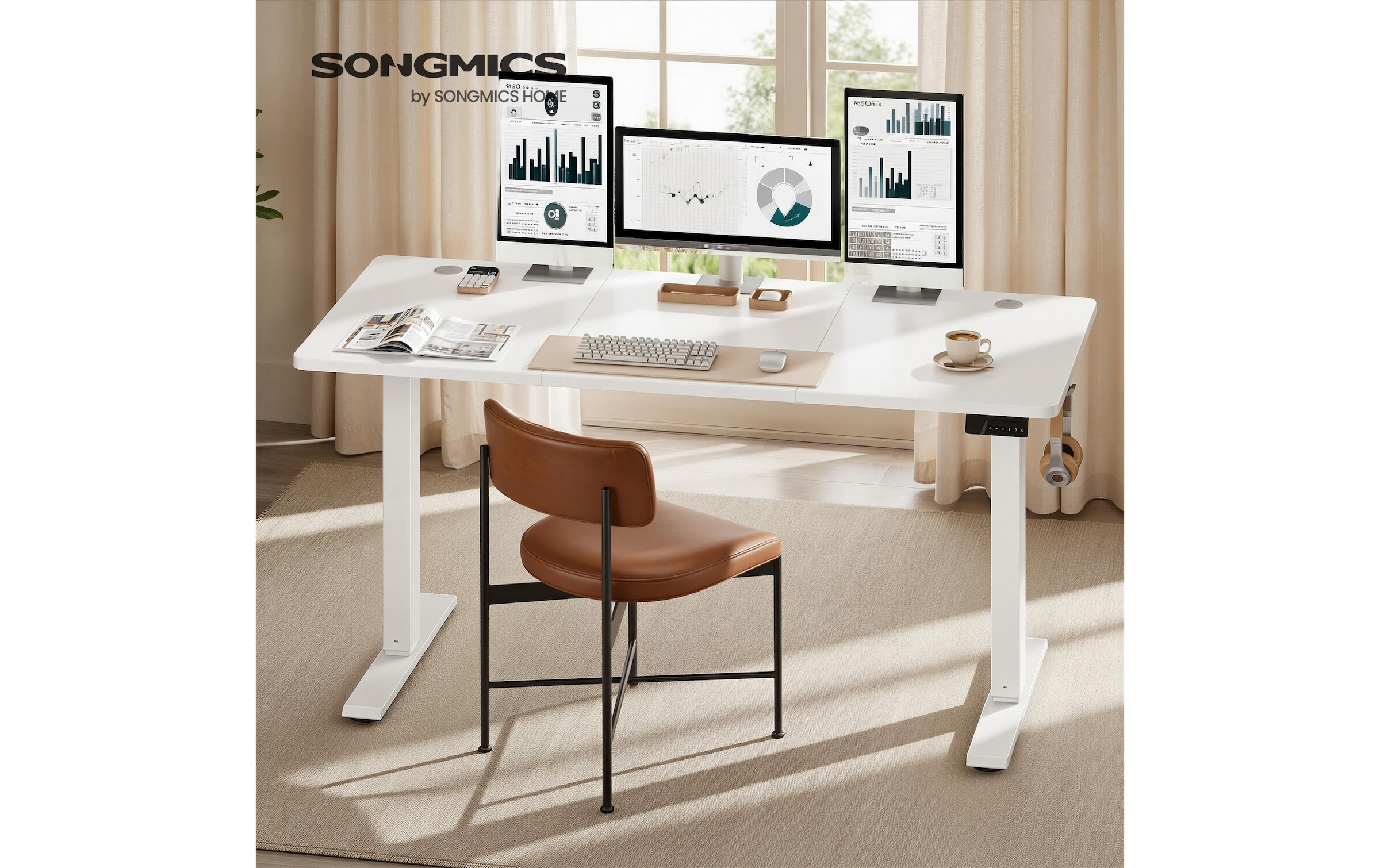 VASAGLE Schreibtisch »Height-Adjustable Desk«