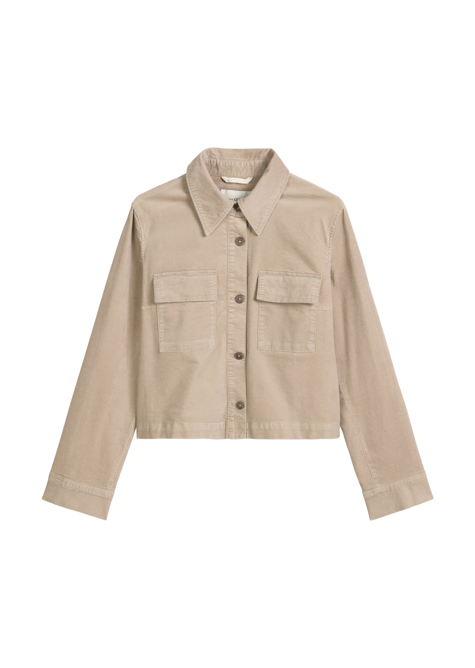 Marc O'Polo Veste courte aus Samt, , regular fit, aus Organic-Cotton-Viskose-Stretch