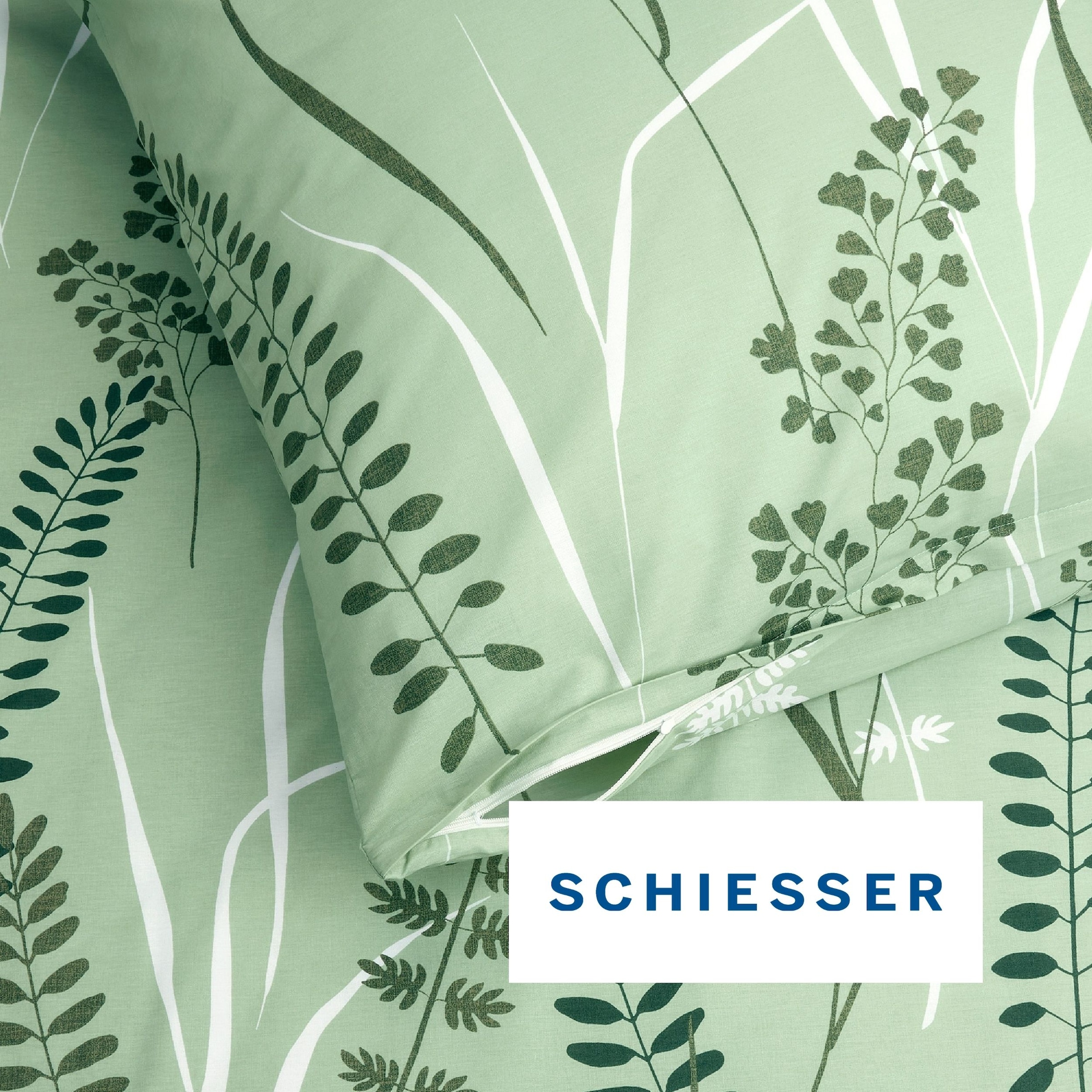 Schiesser Linge de lit »Annic aus weicher Baumwolle in floralem Dessin« 2 cuis MADE IN GREEN by OEKO-TEX®