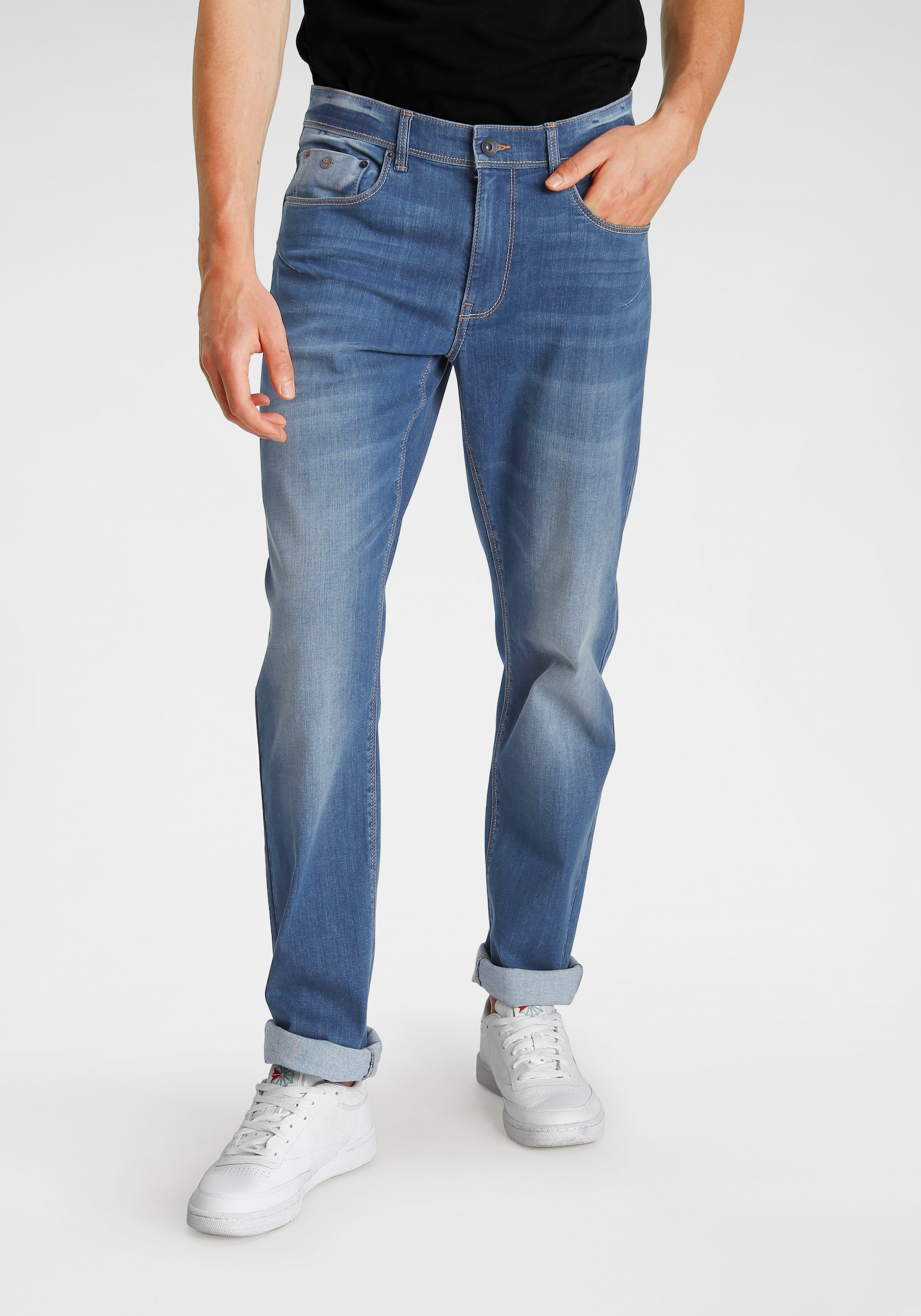 H.I.S Comfort-fit-Jeans »ANTIN«, Ökologische, wassersparende Produktion durch Ozon Wash