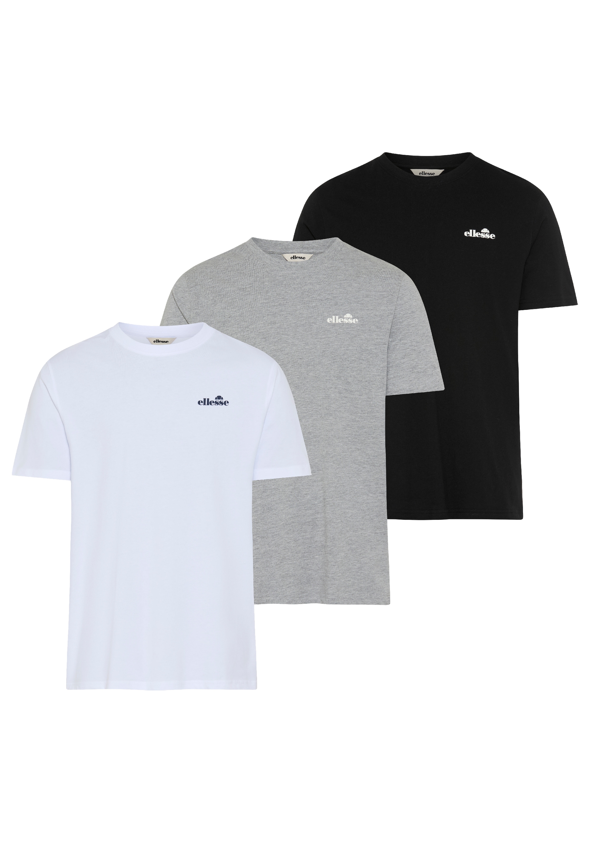 Image of Ellesse T-Shirt "AZZINI TEE (3 PACK)" Packung, 3 tlg.