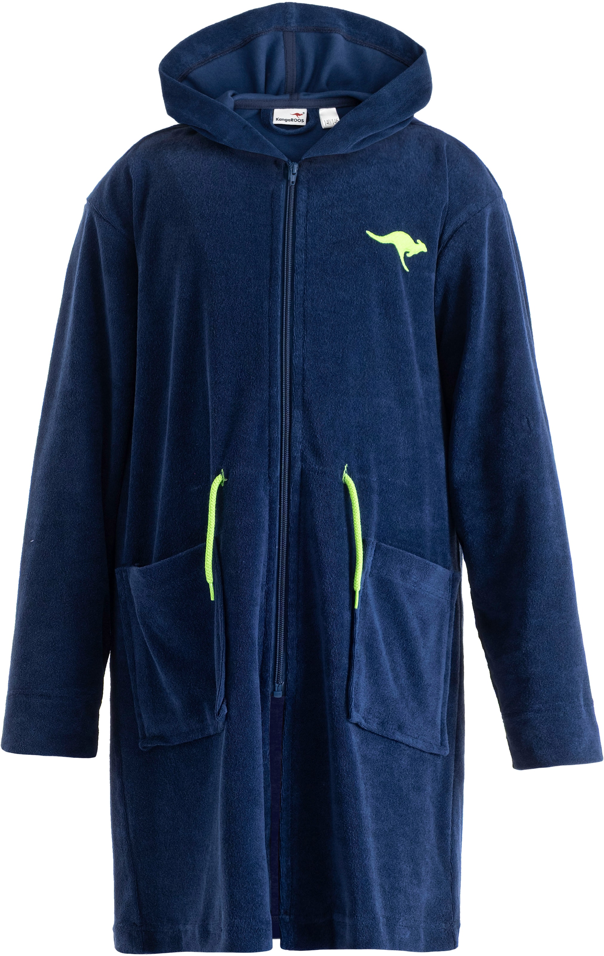 KangaROOS Peignoir de bain pour enfants »Kira, Ideal für Zuhause, Schwimmbad oder im Urlaub« 1 cuis tlg., modernen, sportliches Design, leuchtenden Akzenten
