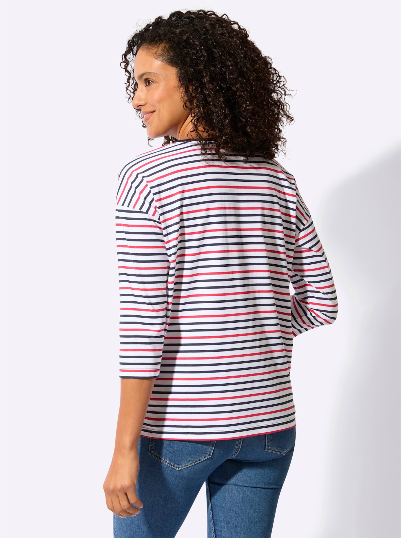 Casual Looks T-shirt à manches 3/4 »Ringelshirt« 1 pièces