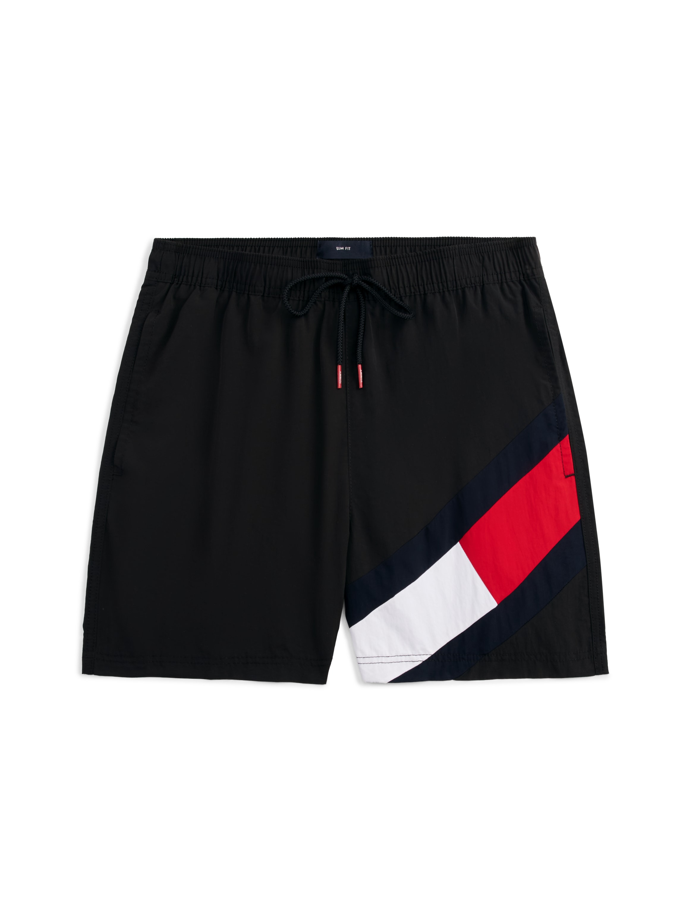 Tommy Hilfiger Swimwear Short de bain »SF MEDIUM DRAWSTRING« avec étiquette de marque Tommy Hilfiger