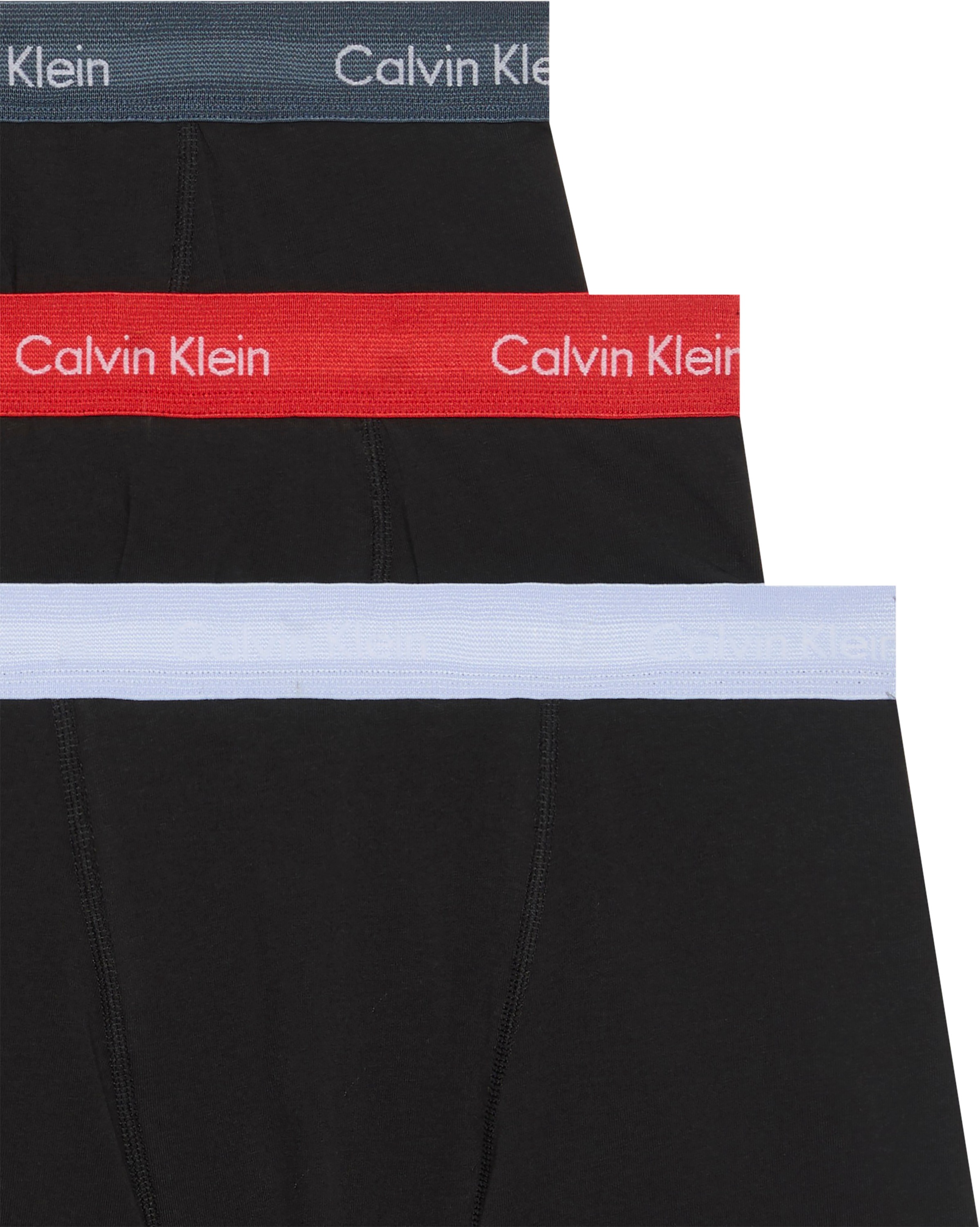 Calvin Klein Underwear Tronc »TRUNK 3PK« Paquet, 3er-Pack, 3 cuis mit Logo-Elastikbund