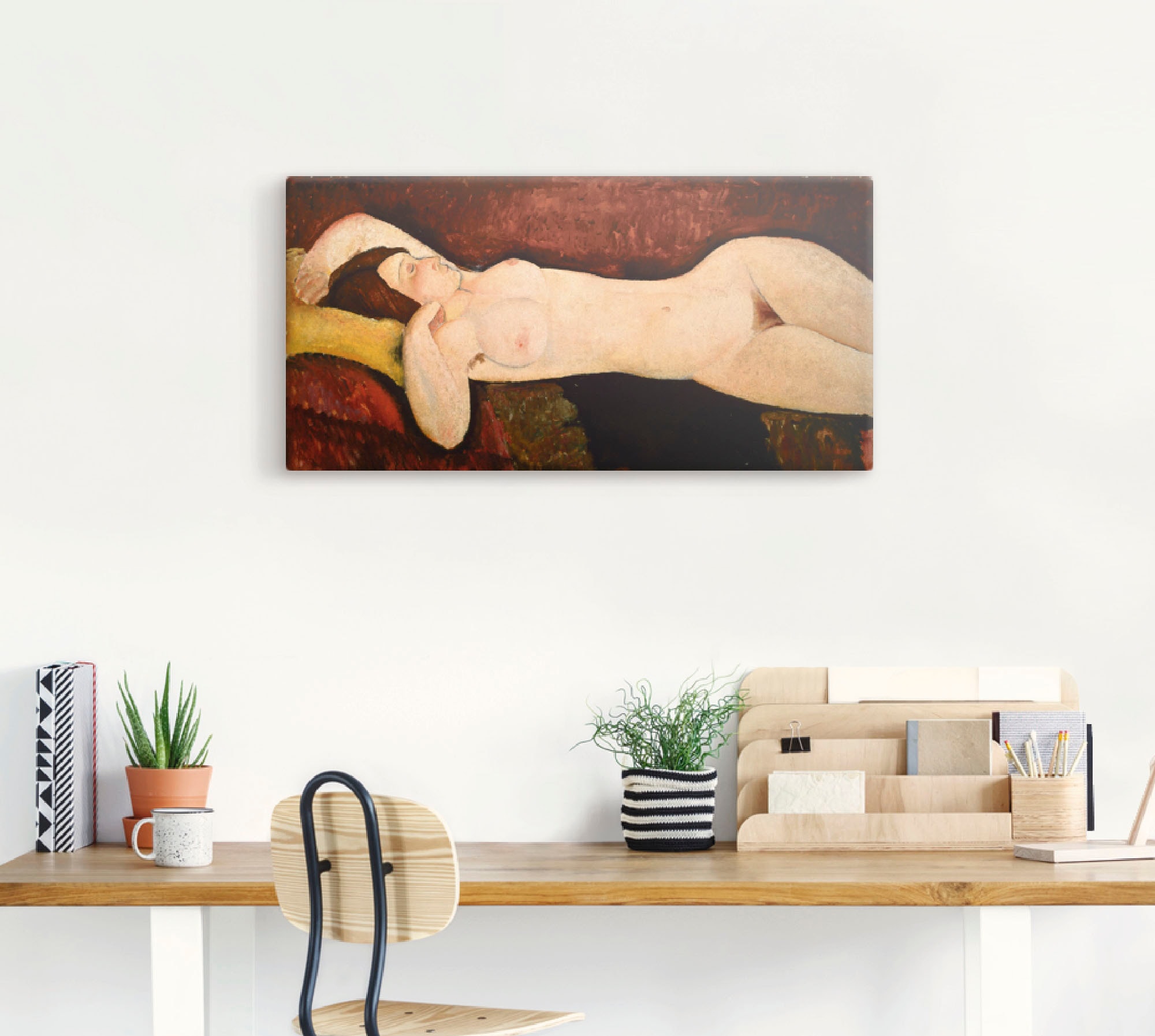 Artland Wandbild »Akt einer schlafenden Frau«, Frau, (1 St.), als Leinwandbild, Poster in verschied. Grössen