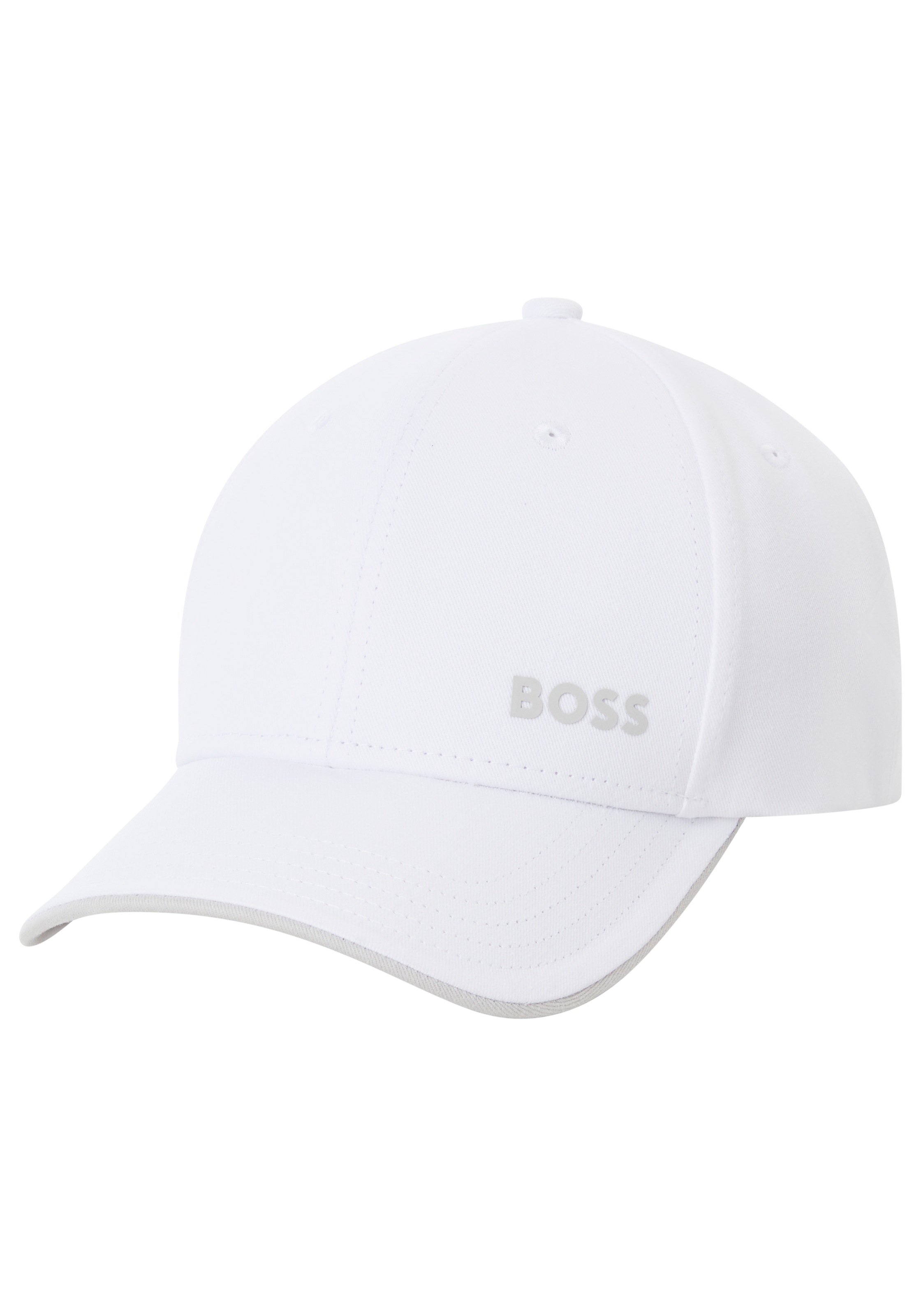 Boss Green, Unisex, BOSS GREEN »Cap-Bold« mit kontrastfarbener Unterseite, Unisex, natural 103, Einheitsgröße, Cap von BOSS Green