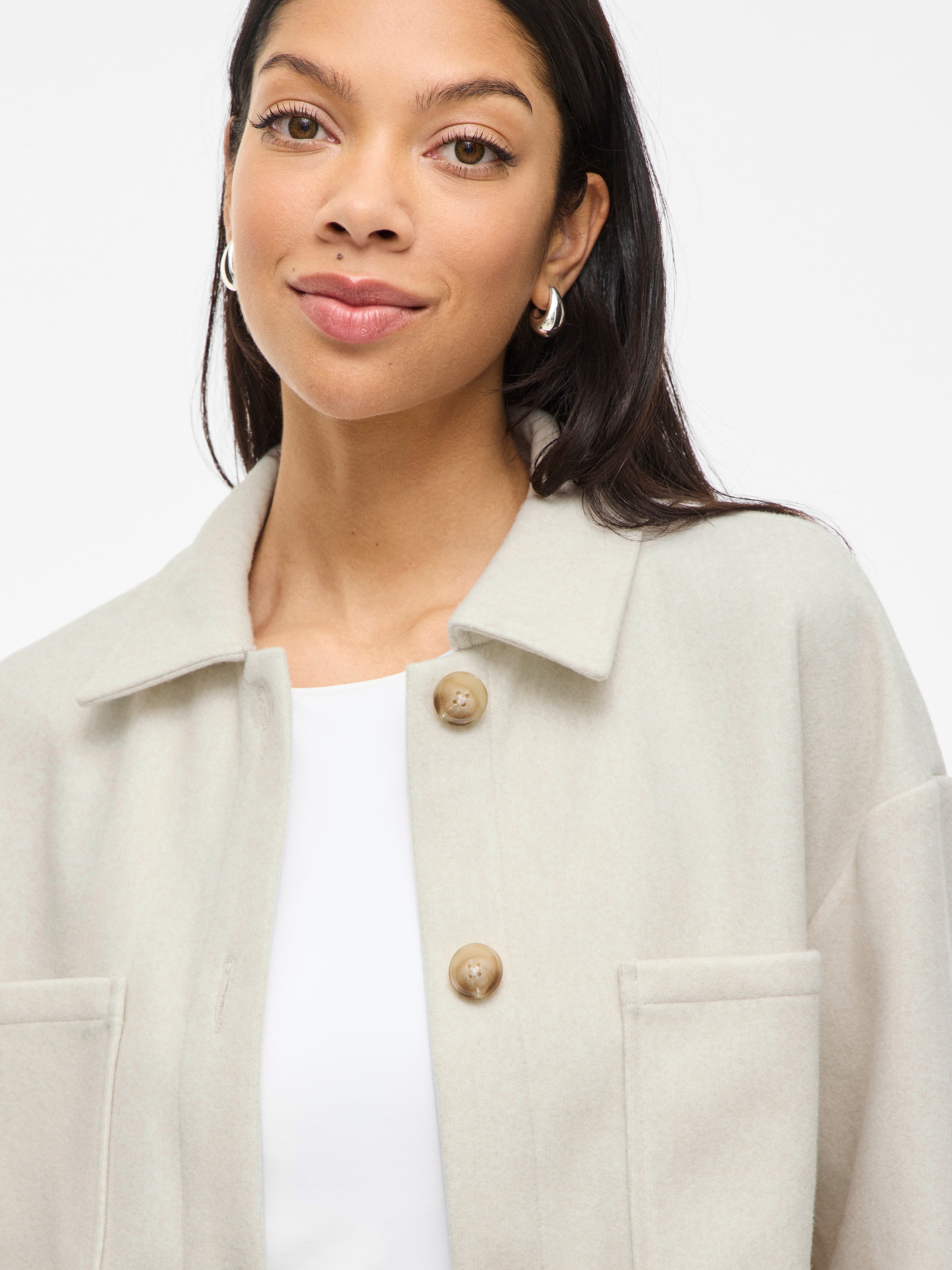 Vila Hemdjacke »VIKIMMI SHIRT L/S JACKET - NOOS«