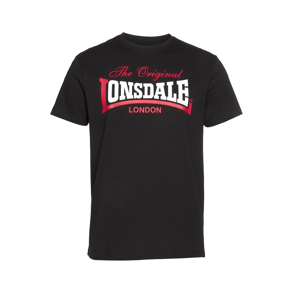 Lonsdale T-Shirt »GEARACH«, (Packung, 2er-Pack)