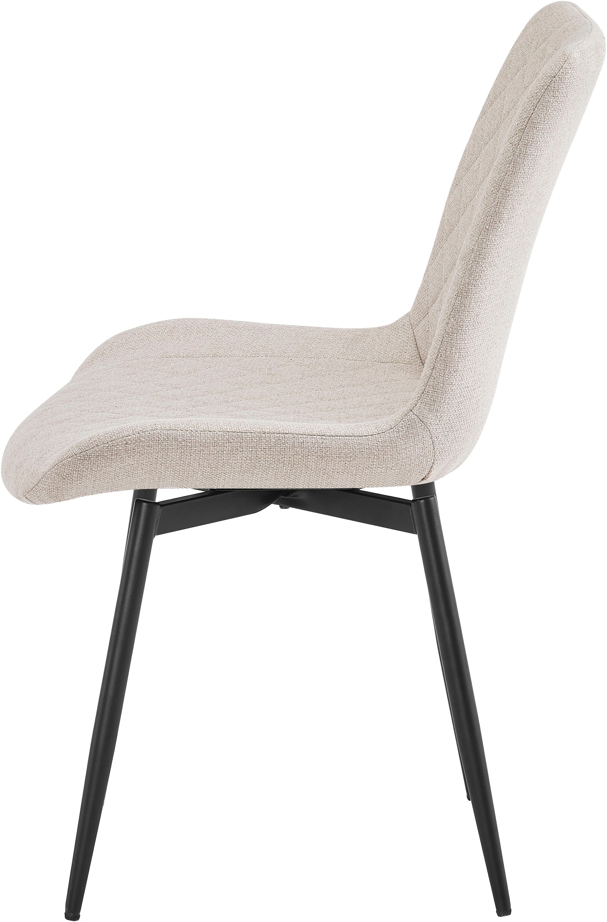 GOODproduct Esszimmerstuhl »Juniper, 2er-Set« () 2 Stk.Stuhl aus Webstoff mit moderner Rautensteppung und 360° Drehfunktion