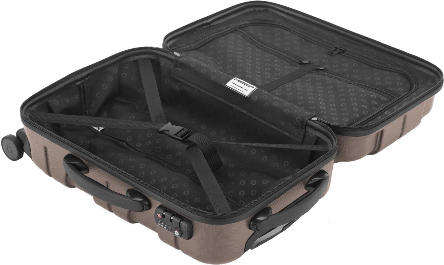 Hauptstadtkoffer Trolley à coque dure »X-Kölln, 55 cm« 43 litre 4 Rollen Hartschalen-Koffer Handgepäck-Koffer Reisegepäck TSA Schloss