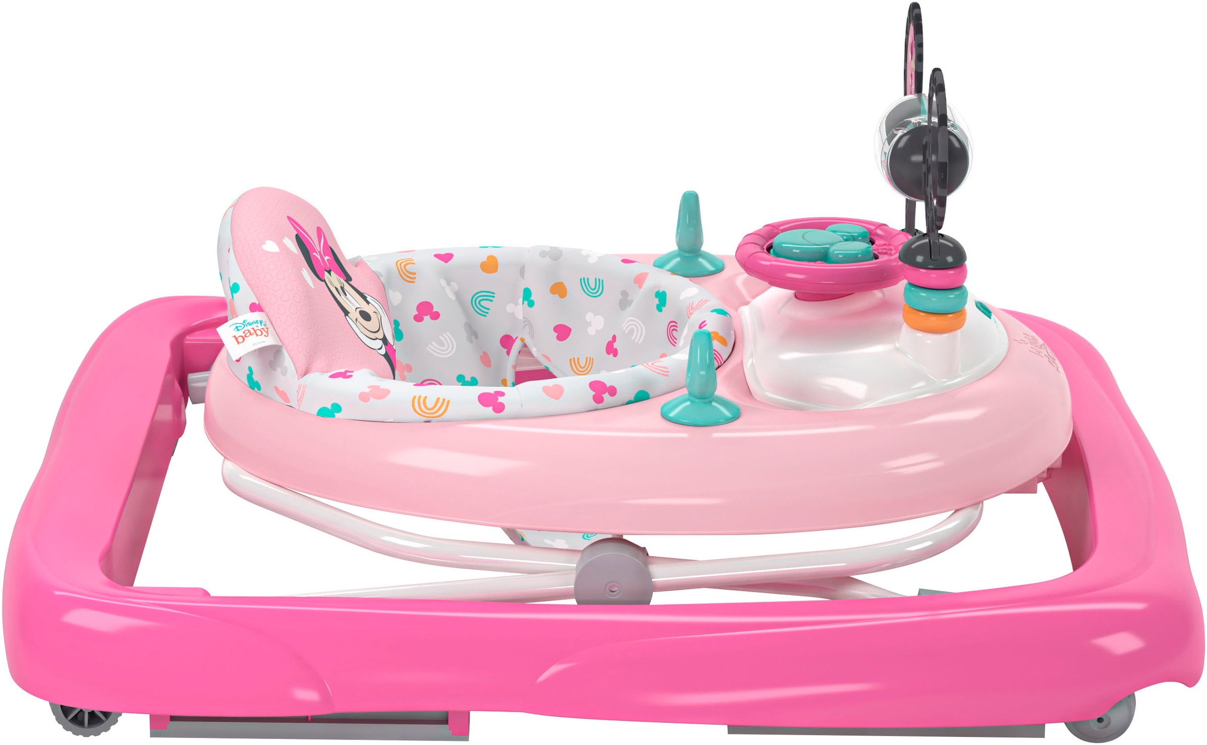 Bright Starts Trotteur »MINNIE MOUSE Tiny Trek™ Walker, Forever Besties™, 2-in-1 Walker« mit Licht und Sound