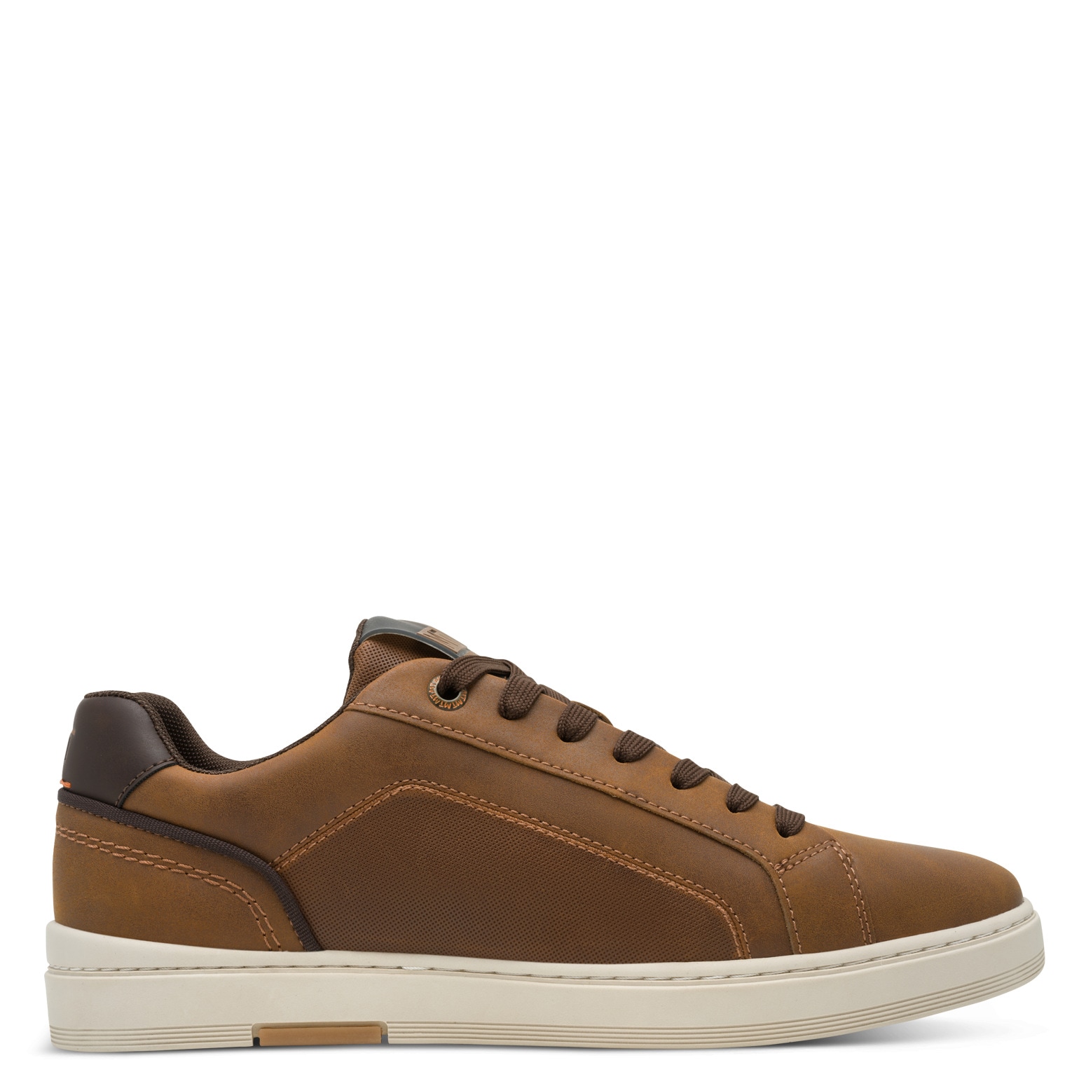 MARCO TOZZI Sneaker  , Freizeitschuh, Halbschuh, Schnürer mit Ziernähten und Kontrastbesatz
