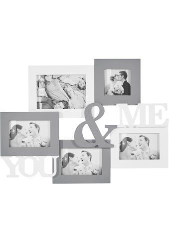 my home Bilderrahmen Collage »YOU & ME«, Fotorahmen kaufen