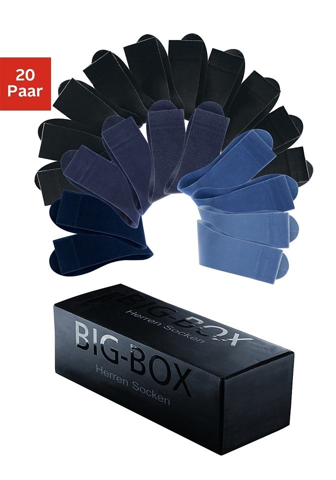 20 der H.I.S Big-Box (Set, auf in versandkostenfrei Paar), Businesssocken,