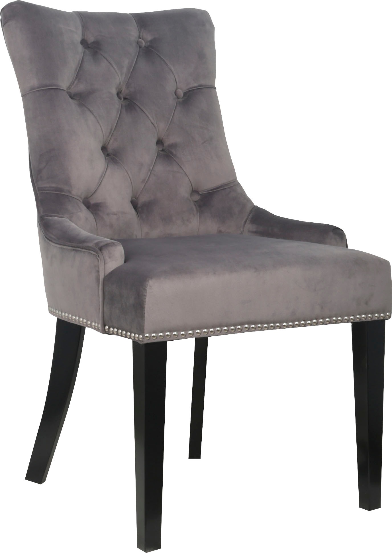 Image of Timbers Esszimmerstuhl »Everett«, (Set), Luxus-Microfaser, In 4 Farben, Sitzhöhe 49,5 cm, 2er-Set bei Ackermann Versand Schweiz