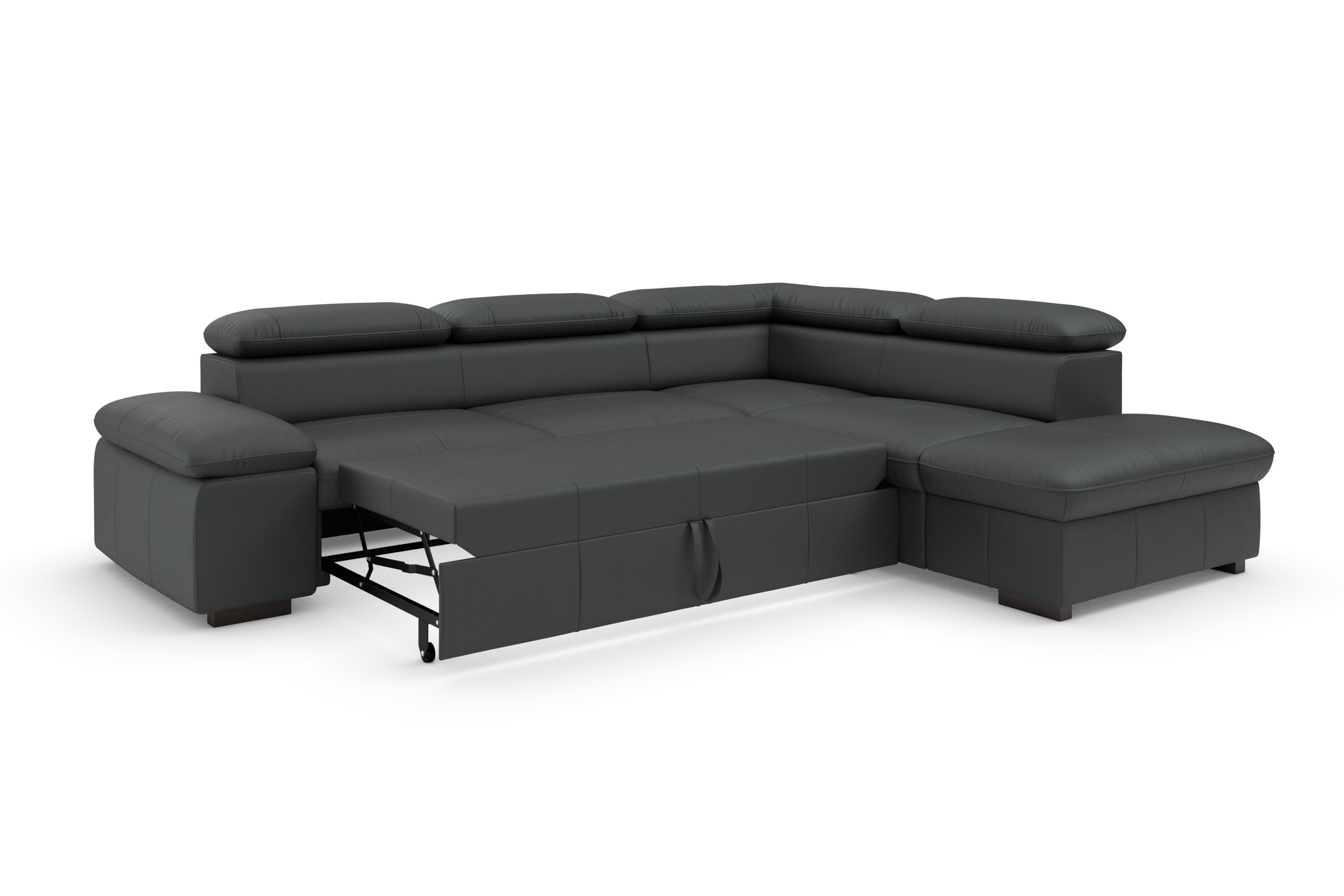 Home affaire Ecksofa »Alberto L-Form«, mit Kopfteilverstellung, wahlweise mit Bettfunktion