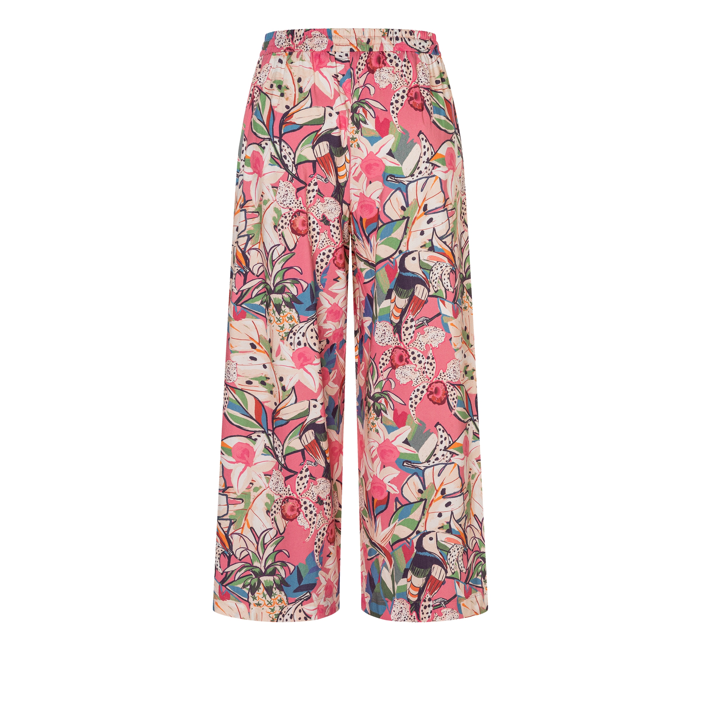 MAC Stoffhose »CALLIE cropped«  mit floralem Muster
