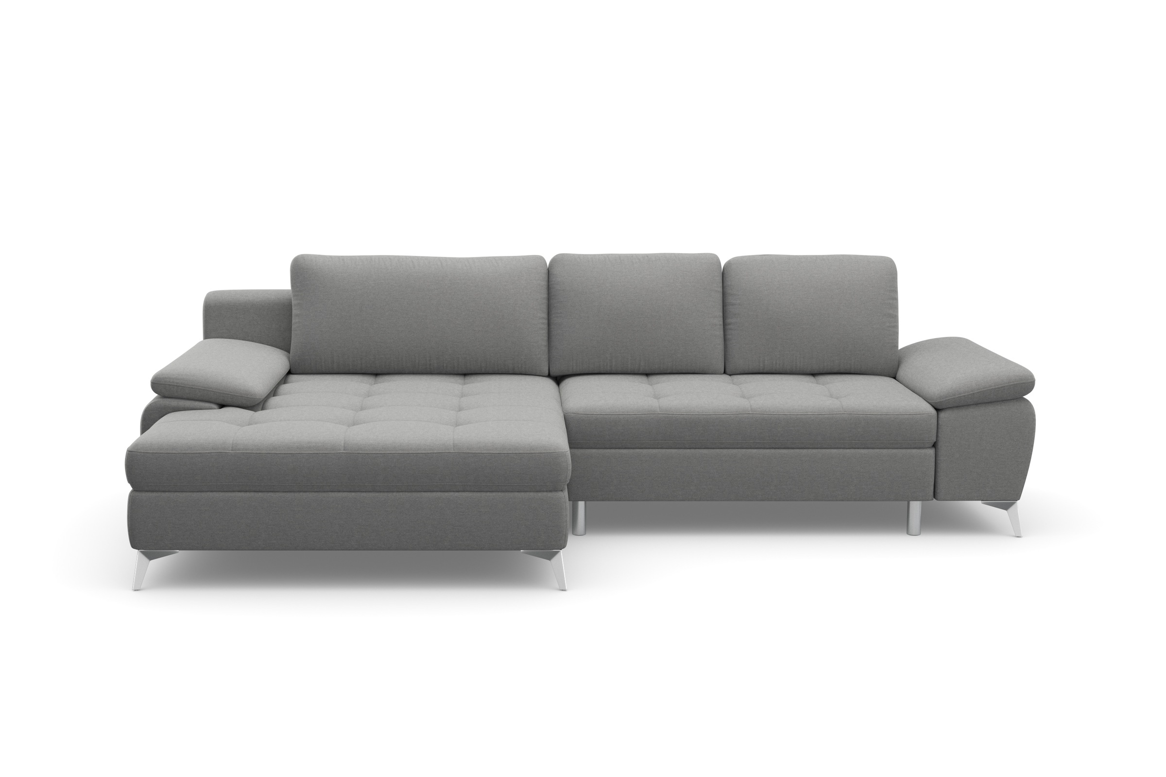 sit&more Ecksofa »Latigo L-Form«, mit Mega-Recamiere, wahlweise mit Bettfunktion und Bettkasten