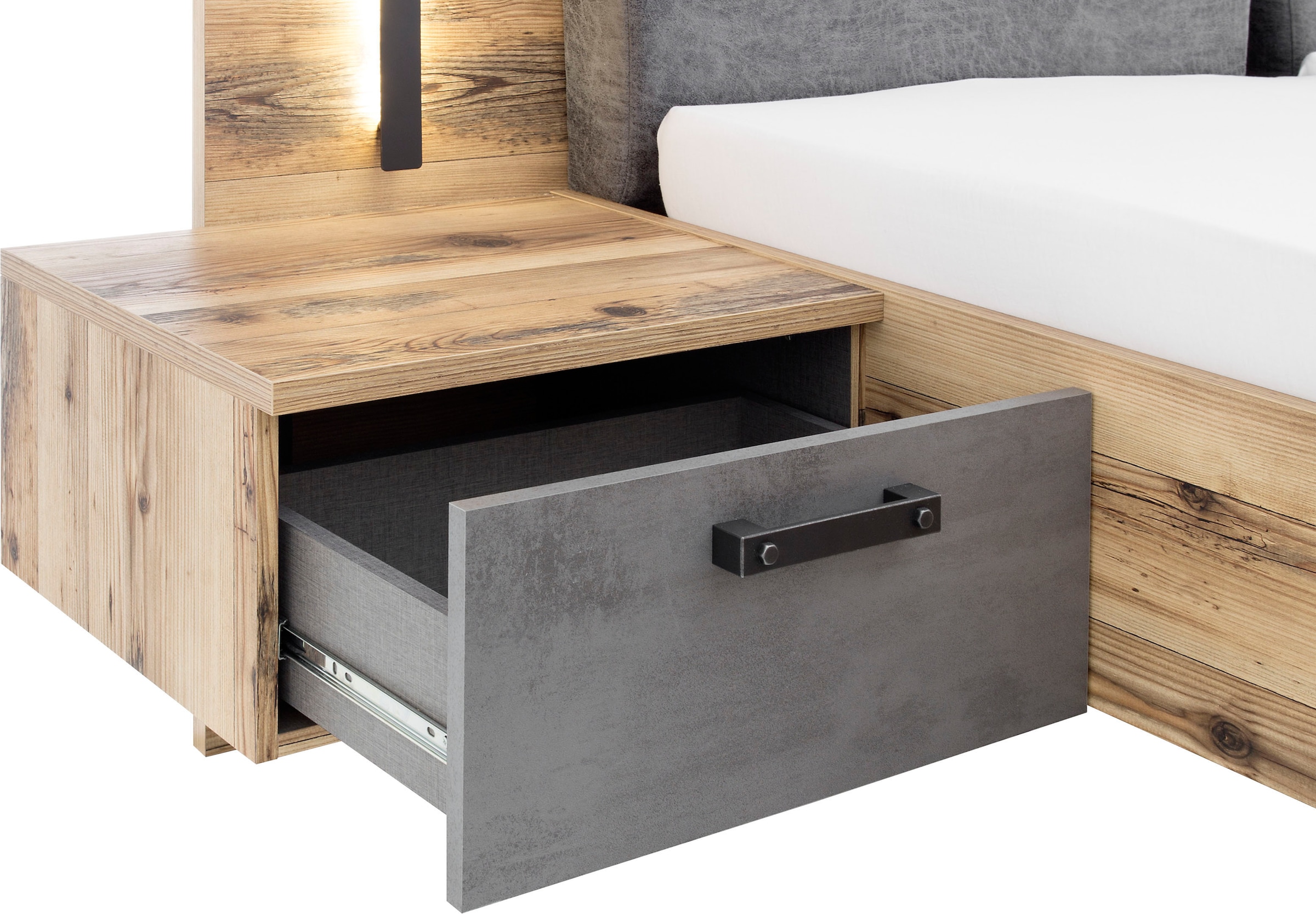 Schlafkontor Bettanlage »Dover«, im Industrial Design