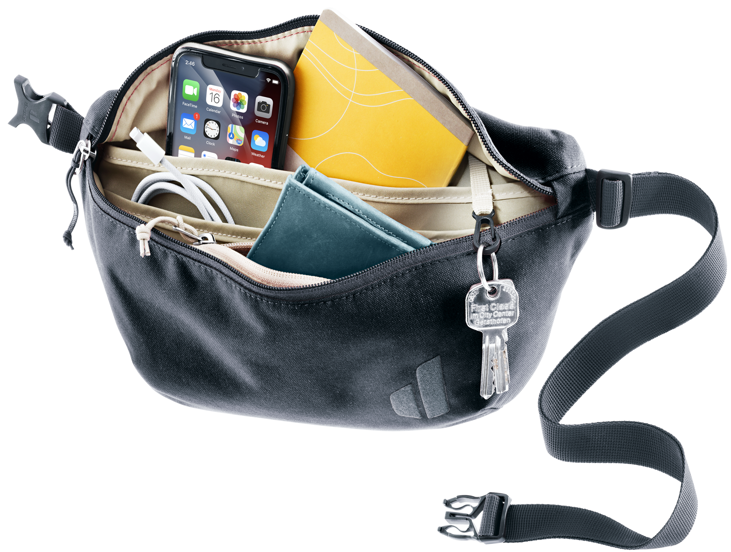 deuter Sac à bandoulière »AVENGO ORGANIZER« sportlicher Stil, für Jugendliche, mit verstellbarem Bauchgurt