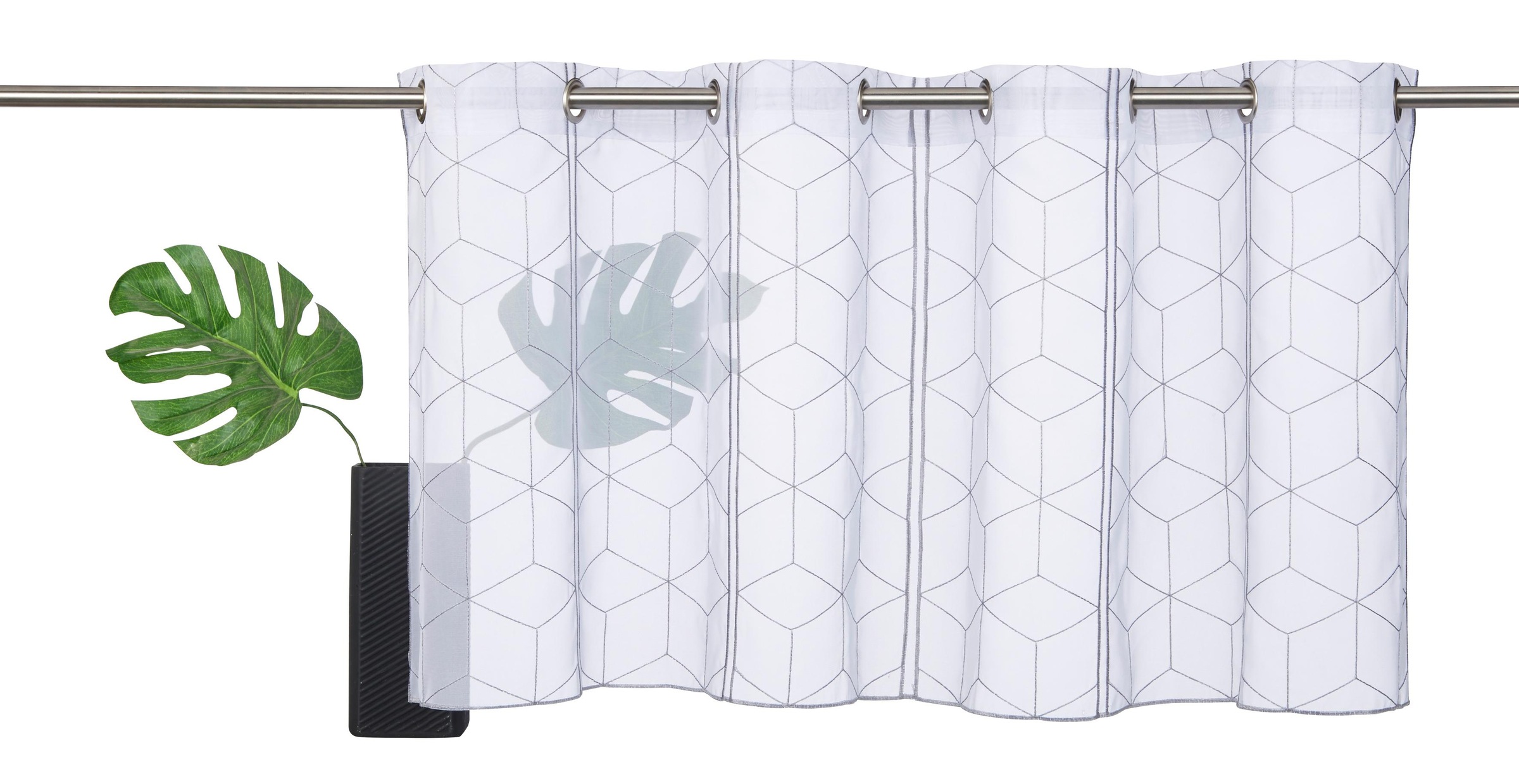 Image of my home Scheibengardine »JULIA«, (1 St.), mit Stickerei bei Ackermann Versand Schweiz