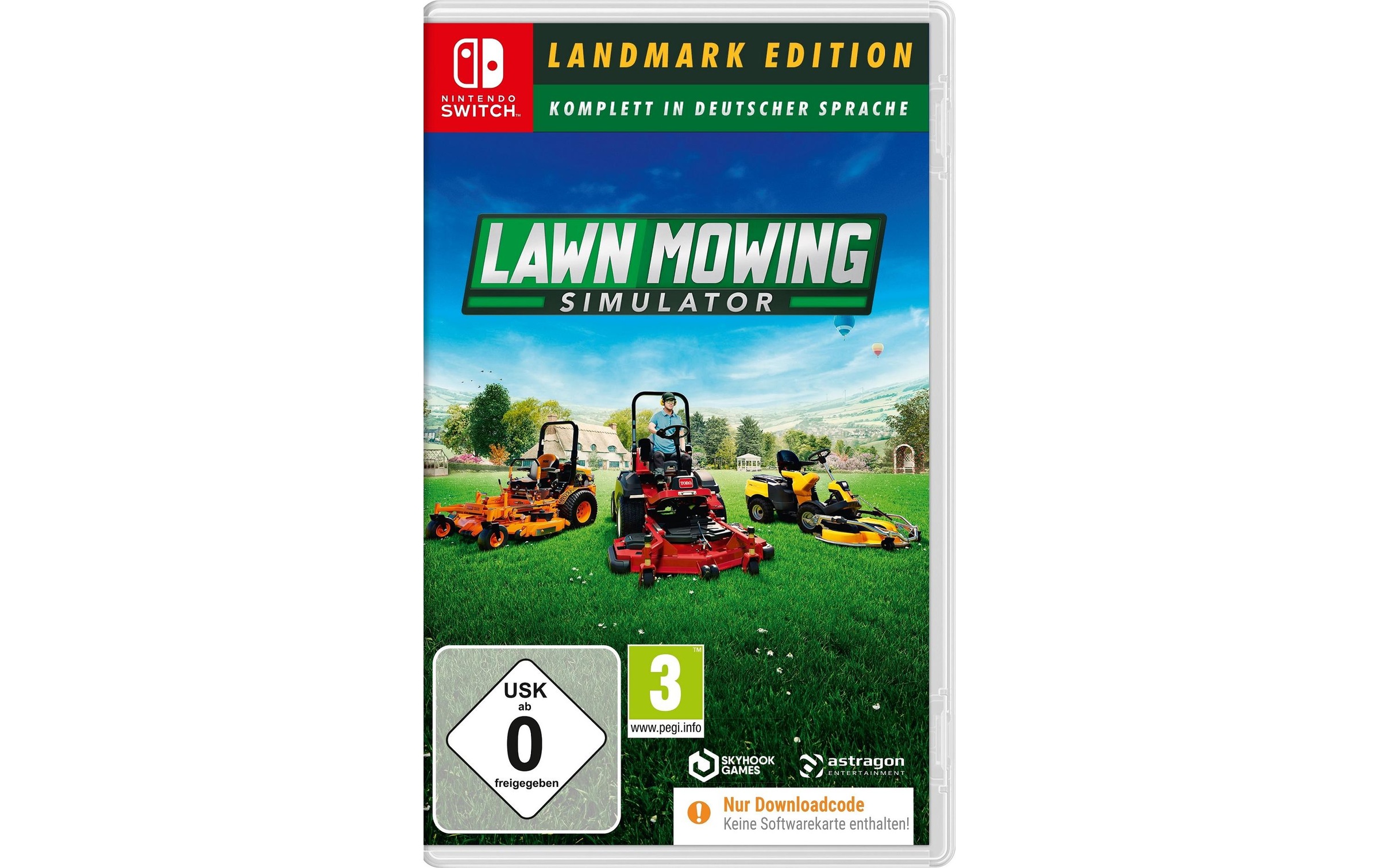 Spielesoftware »GAME Lawn Mowing Simulator: Landmark Edition (Code in a Box)«,...