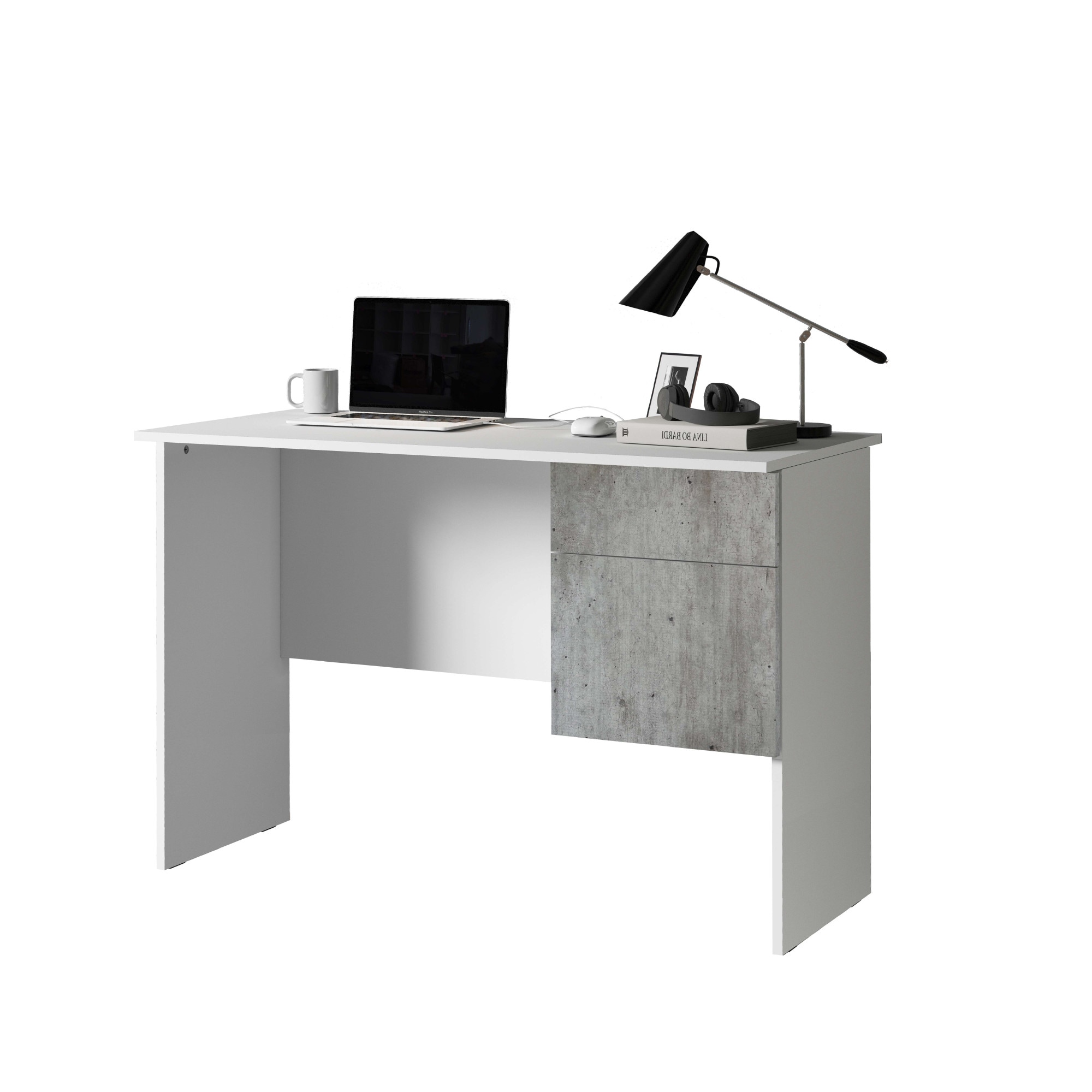 INOSIGN Schreibtisch »Coro, kleiner Computertisch, Bürotisch« mit 1 Tür & 1 Schublade, Breite 110 cm, Made in Italy