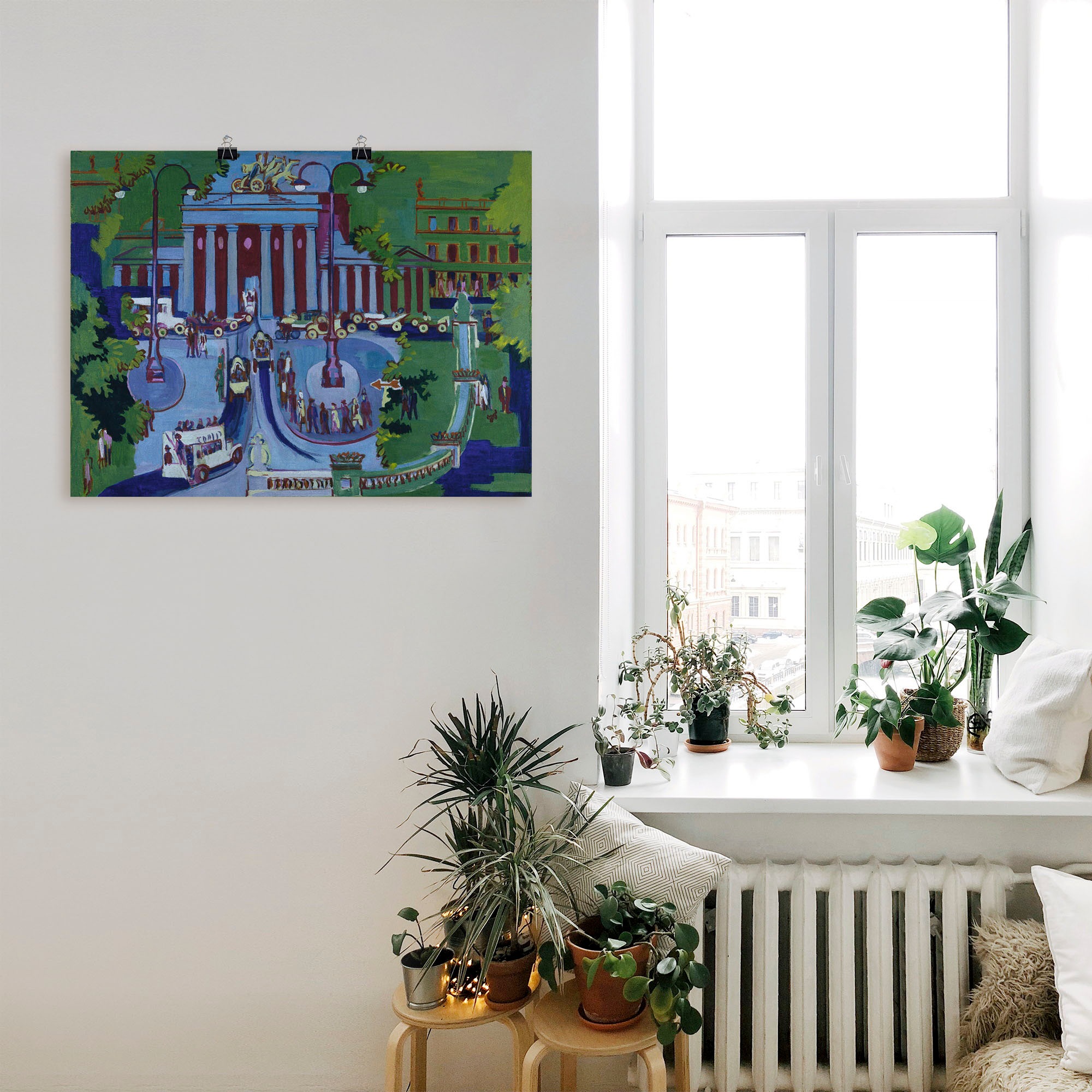 Artland Wandbild »Brandenburger Tor.«, Deutschland, (1 St.), als Leinwandbild, Wandaufkleber oder Poster in versch. Grössen