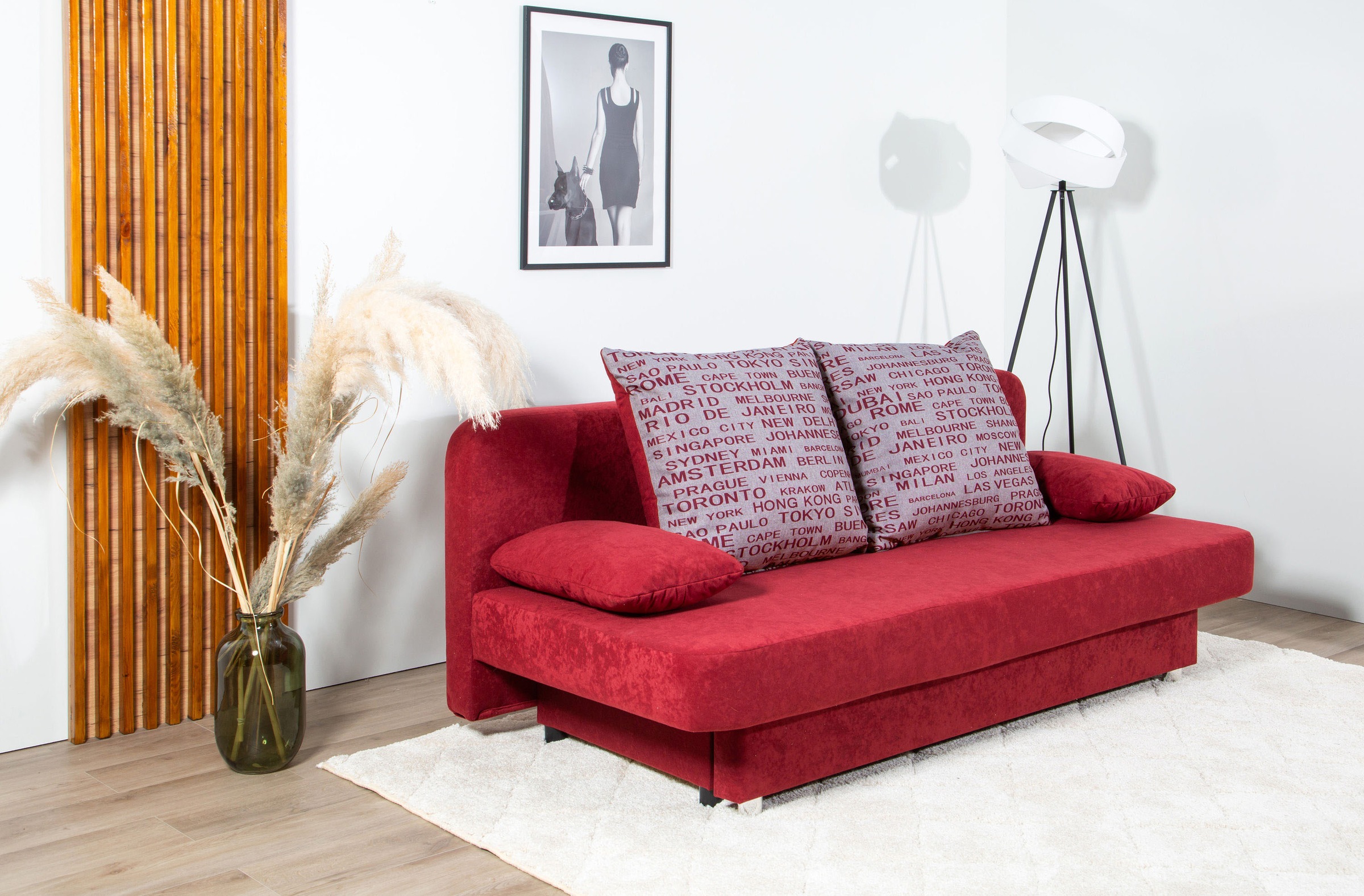 COLLECTION AB Schlafsofa »Ulla inkl. Bettfunktion und Bettkasten« Schlafsofa,Bettfunktion,Bettkasten,inkl. Rückenkissen,Armlehnekissen