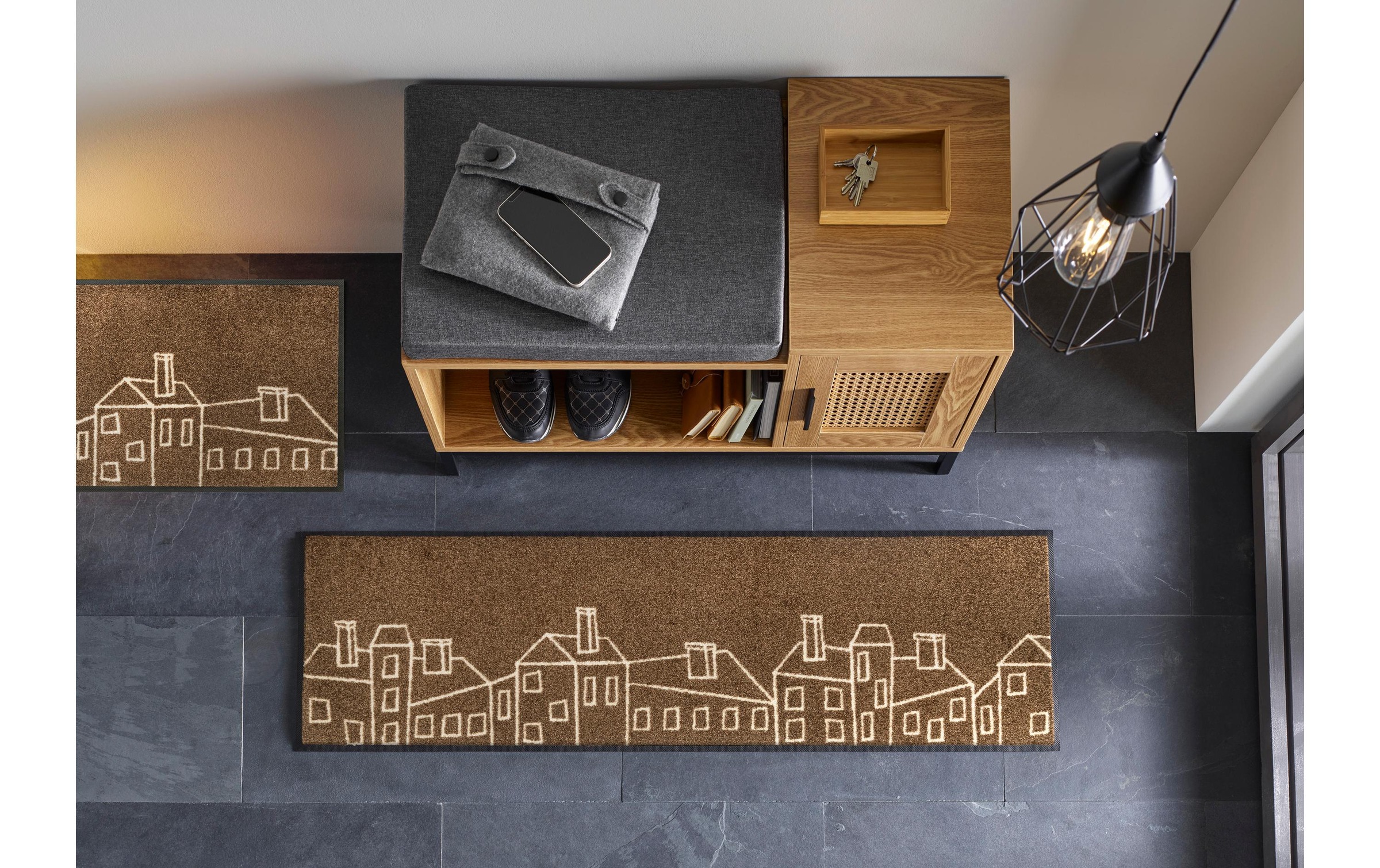 wash+dry by Kleen-Tex Fussmatte »Line City 35 cm x 120 cm«